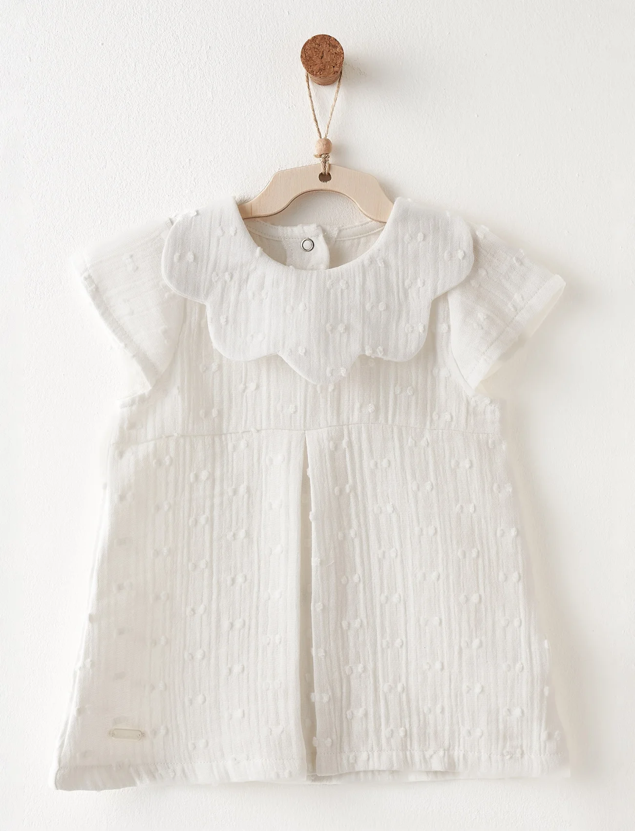 Andywawa Ac26644 Baby Chic Elbise Ekru