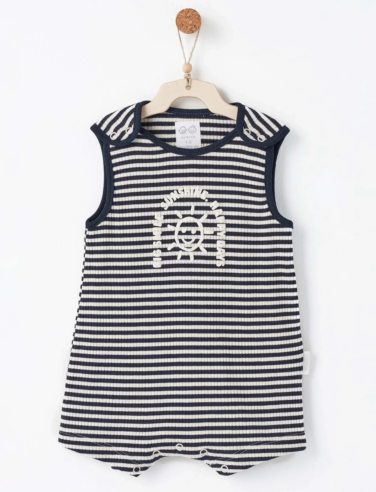 Andywawa Ac26670 Bamboo Striped Tulum Navy