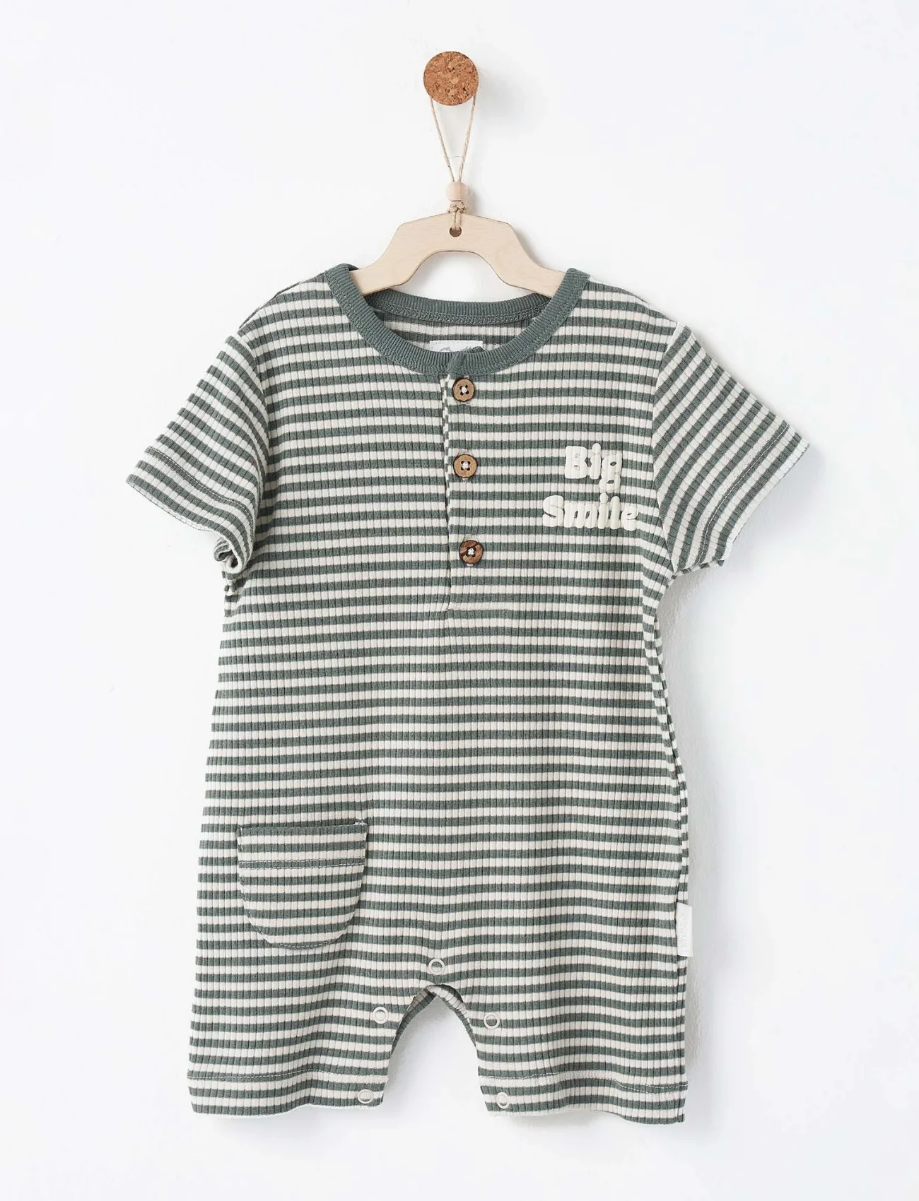 Andywawa Ac26671 Bamboo Striped Tulum Kaki