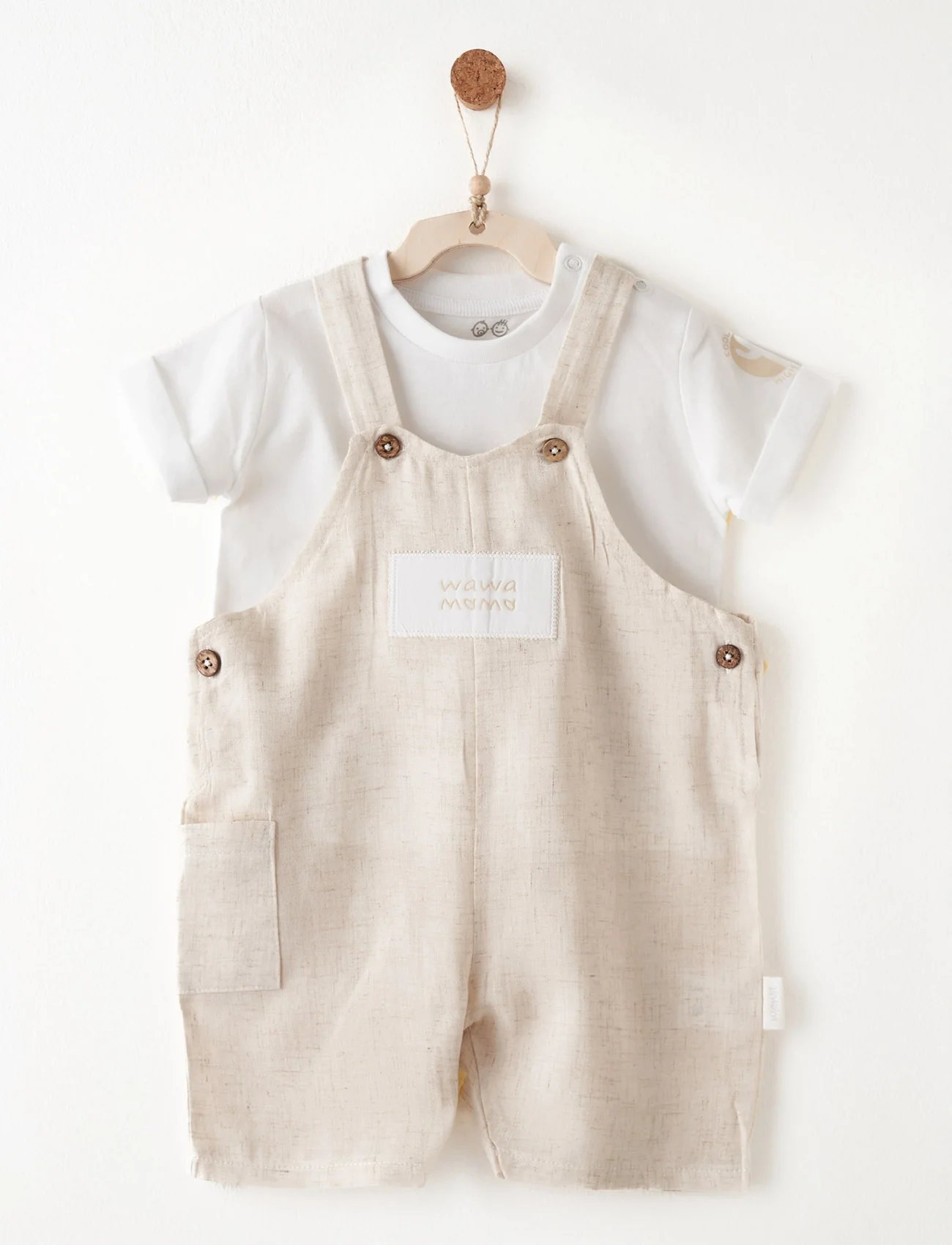 Andywawa Ac26722 Wawa Special Salopet Beige