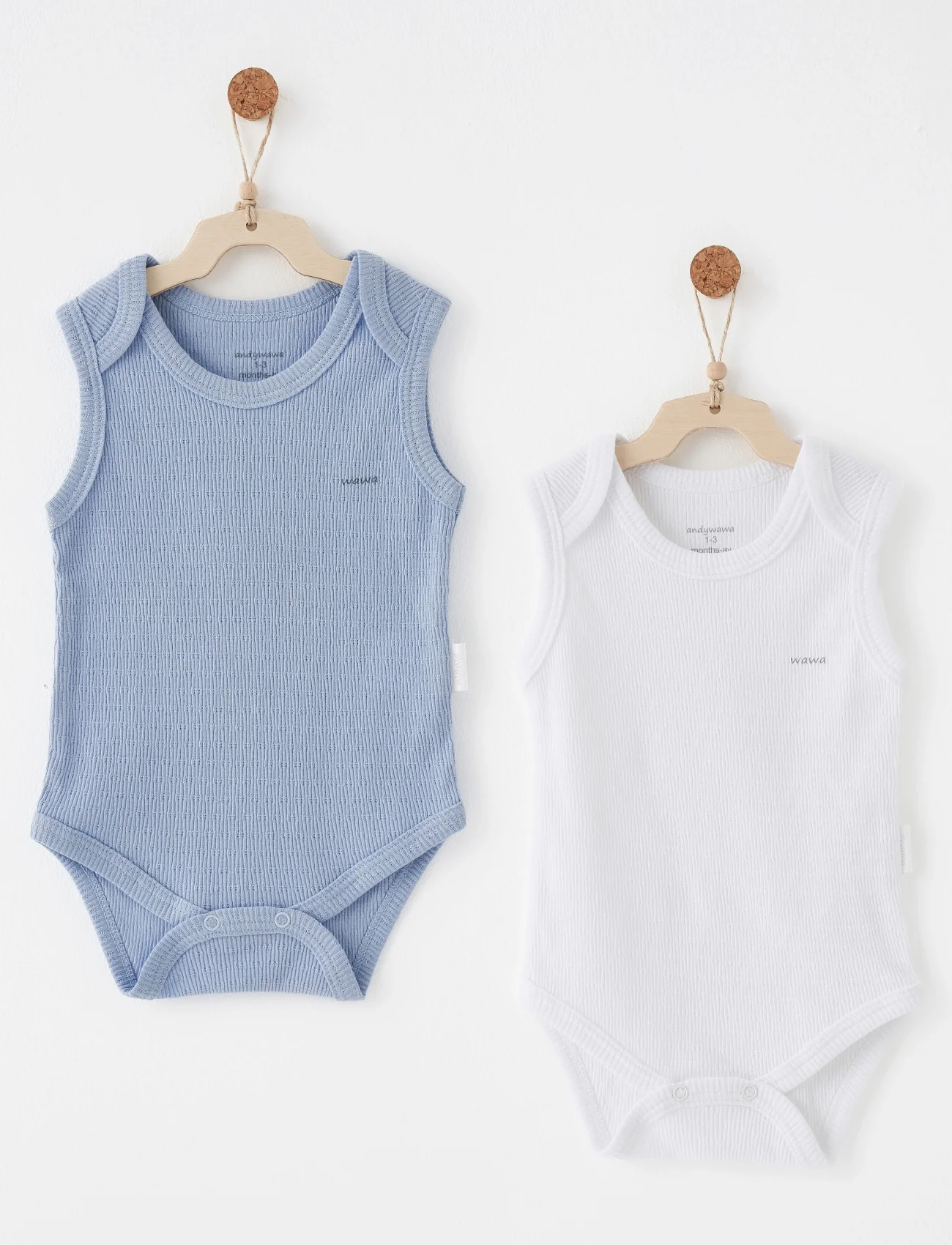 Andywawa Ac26762 Special Modal 2li Askılı Body Blue White