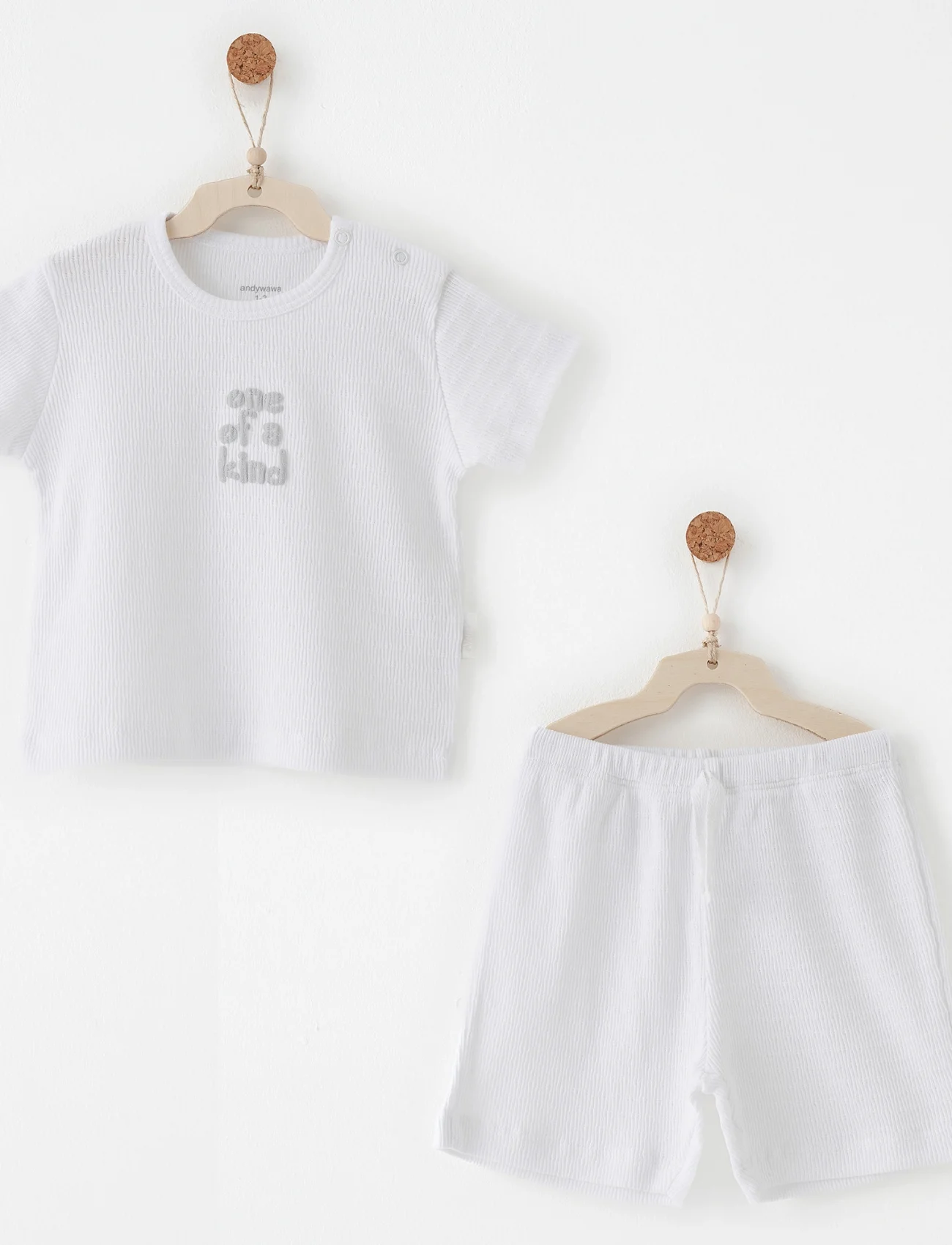 Andywawa Ac26769 Jacoquard Special Modal 2li Takım White