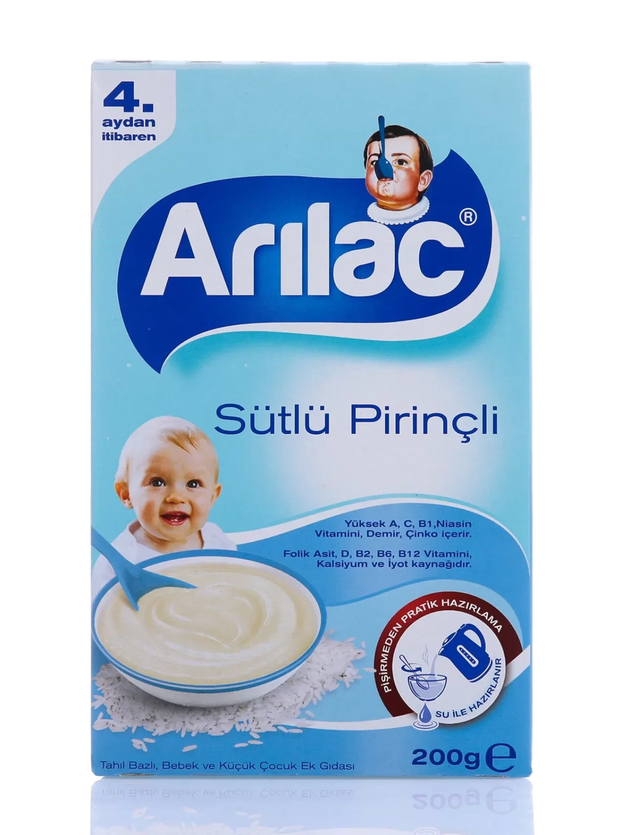 Arılac İnstant Sütlü Pirinçli Ek Gıda 200 Gr