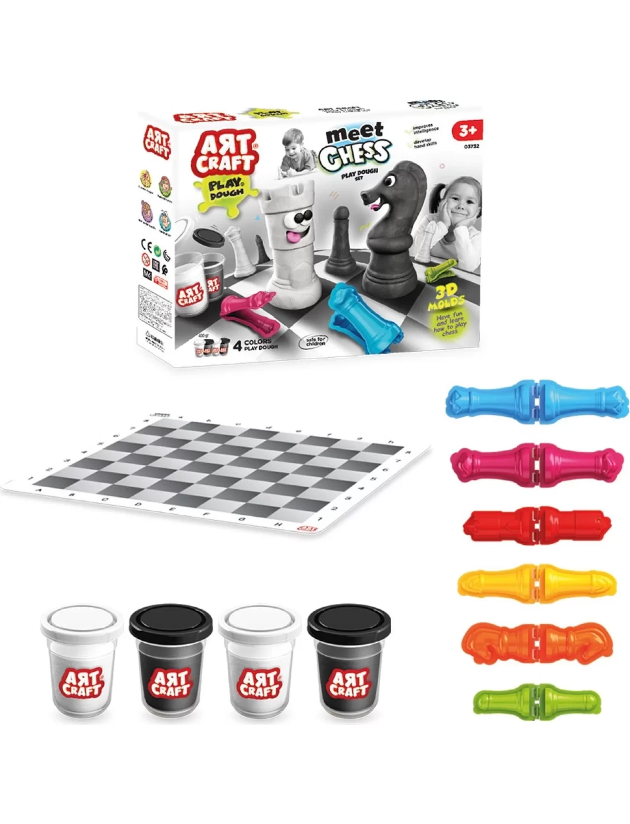 Art Craft Satranç Hamur Set 03732