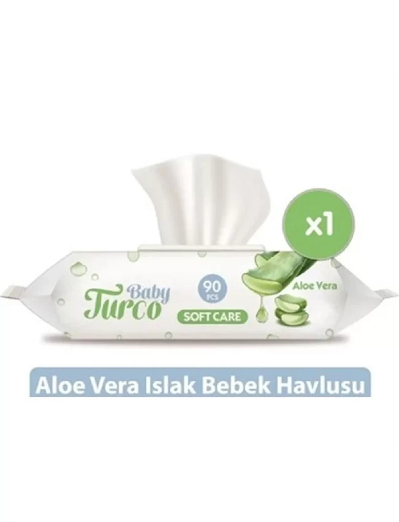 Baby Turco Soft Care Aloe Vera Islak Havlu Mendil 90 Adet