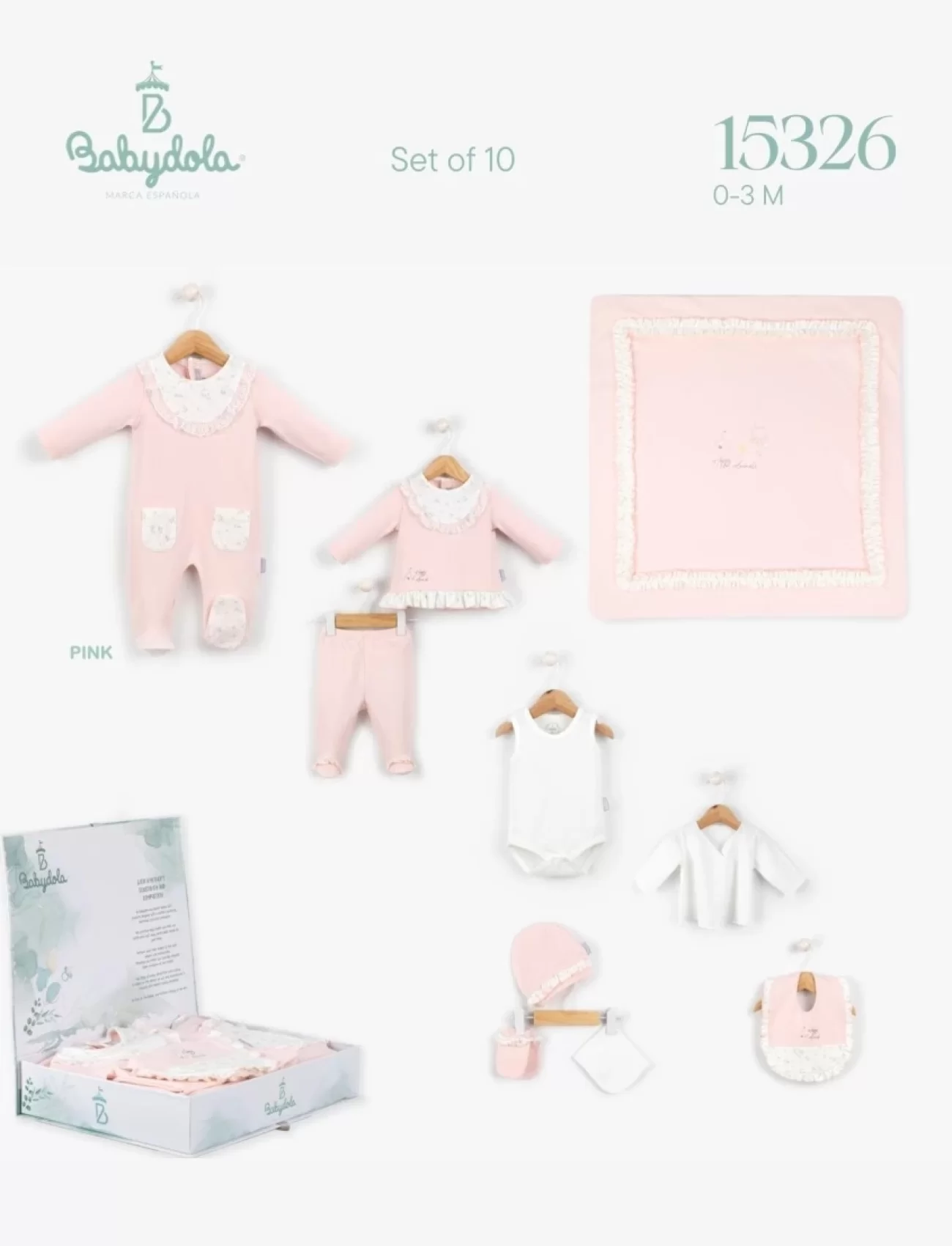 Babydola 15326 10lu Hastane Çıkışı Pembe