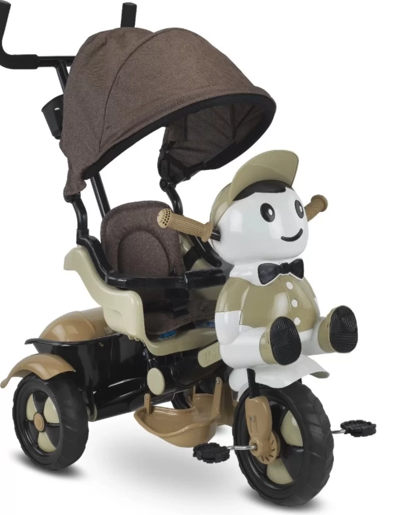 Babyhope 125a Yupi Triycle 3 Tekerli Kontrollü Bisiklet (pedli) Kahve
