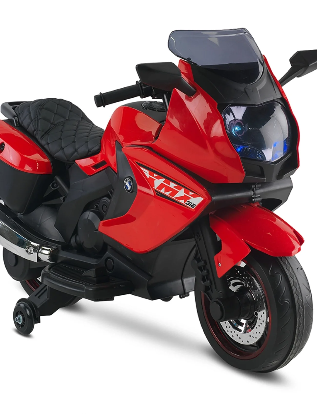 Babyhope 438a Xmx-316 Ledli Akülü Motor 12 Volt Kırmızı