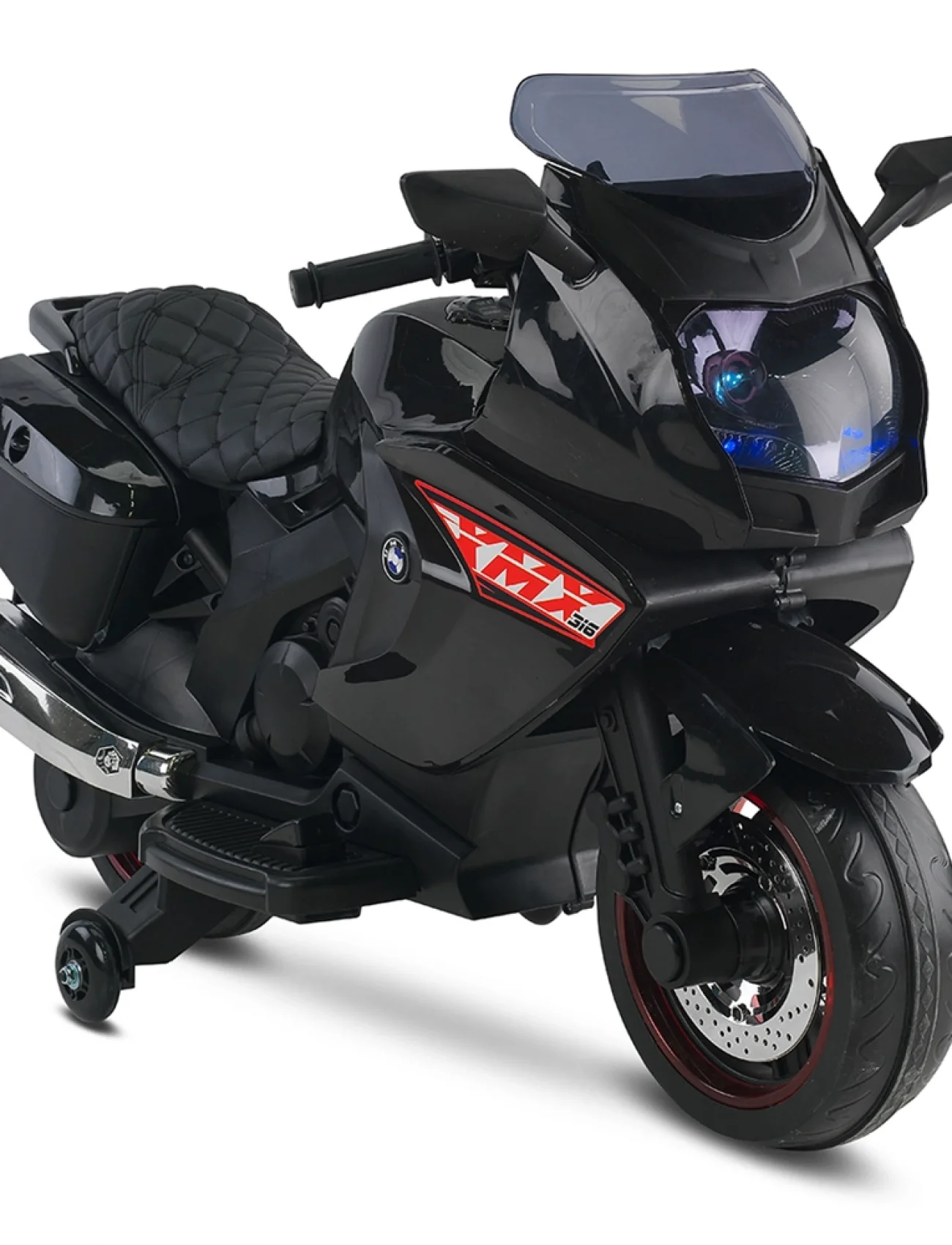 Babyhope 438a Xmx-316 Ledli Akülü Motor 12 Volt Siyah