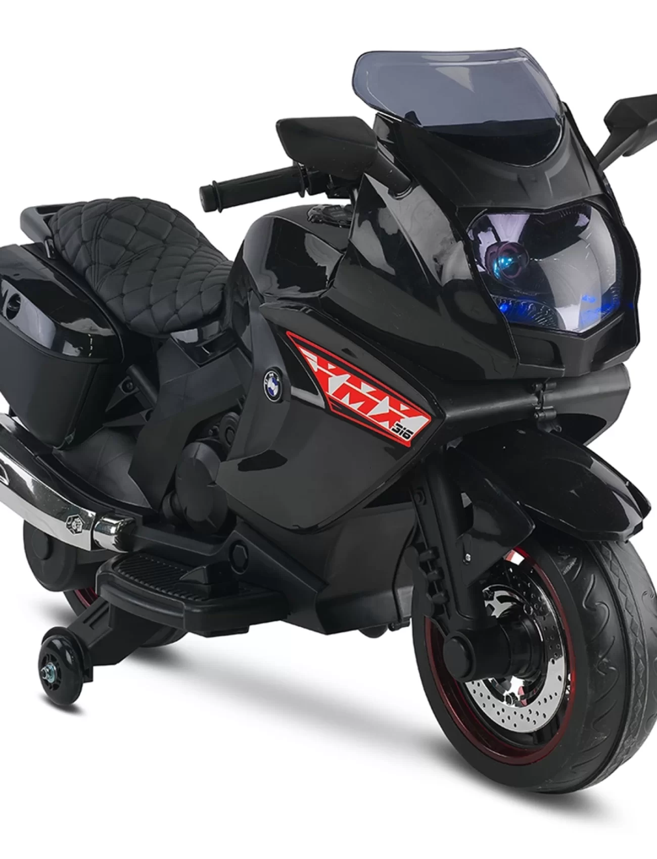 Babyhope 438a Xmx-316 Ledli Akülü Motor 12 Volt Siyah