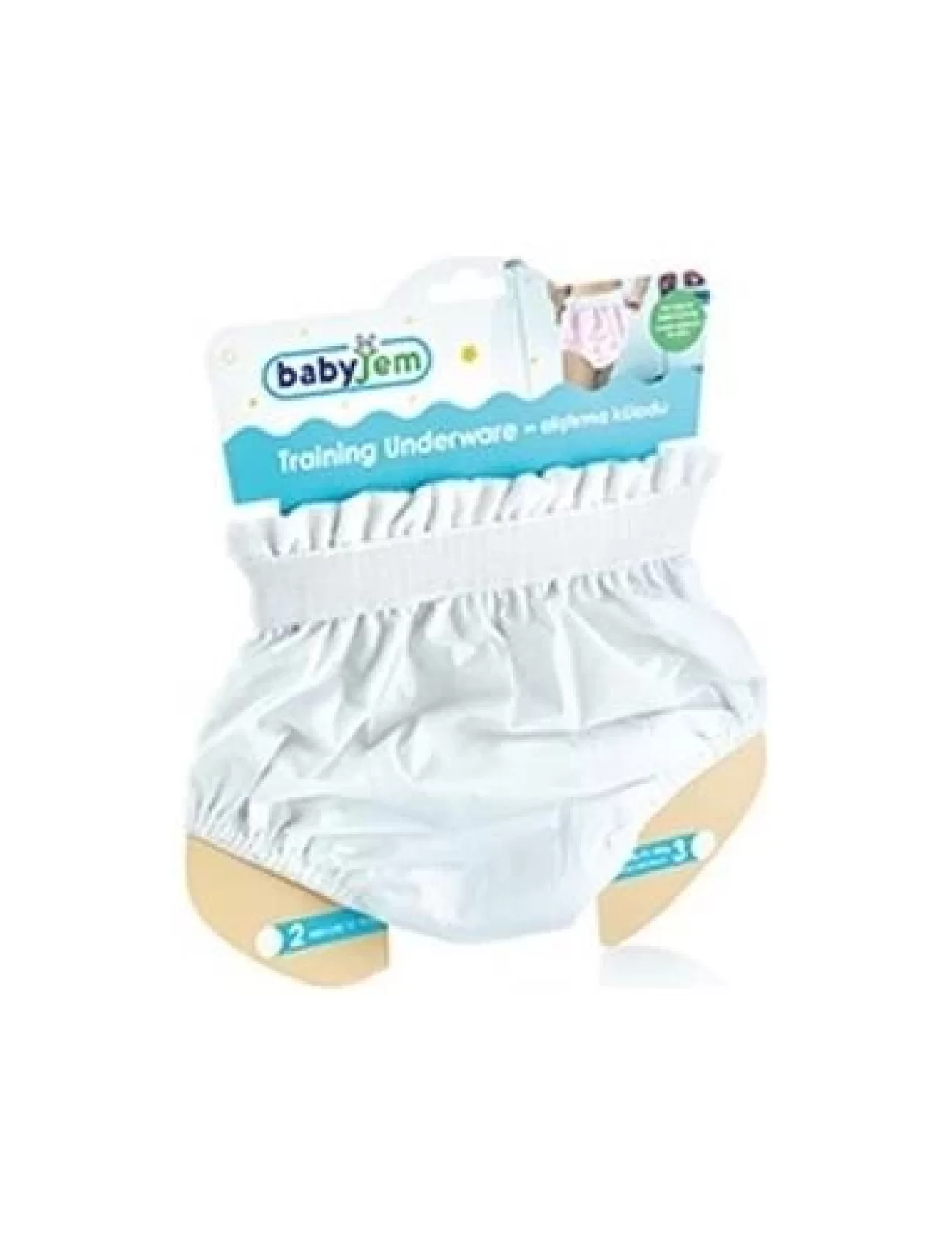 BabyJem Alıştırma Külodu 041 Beyaz