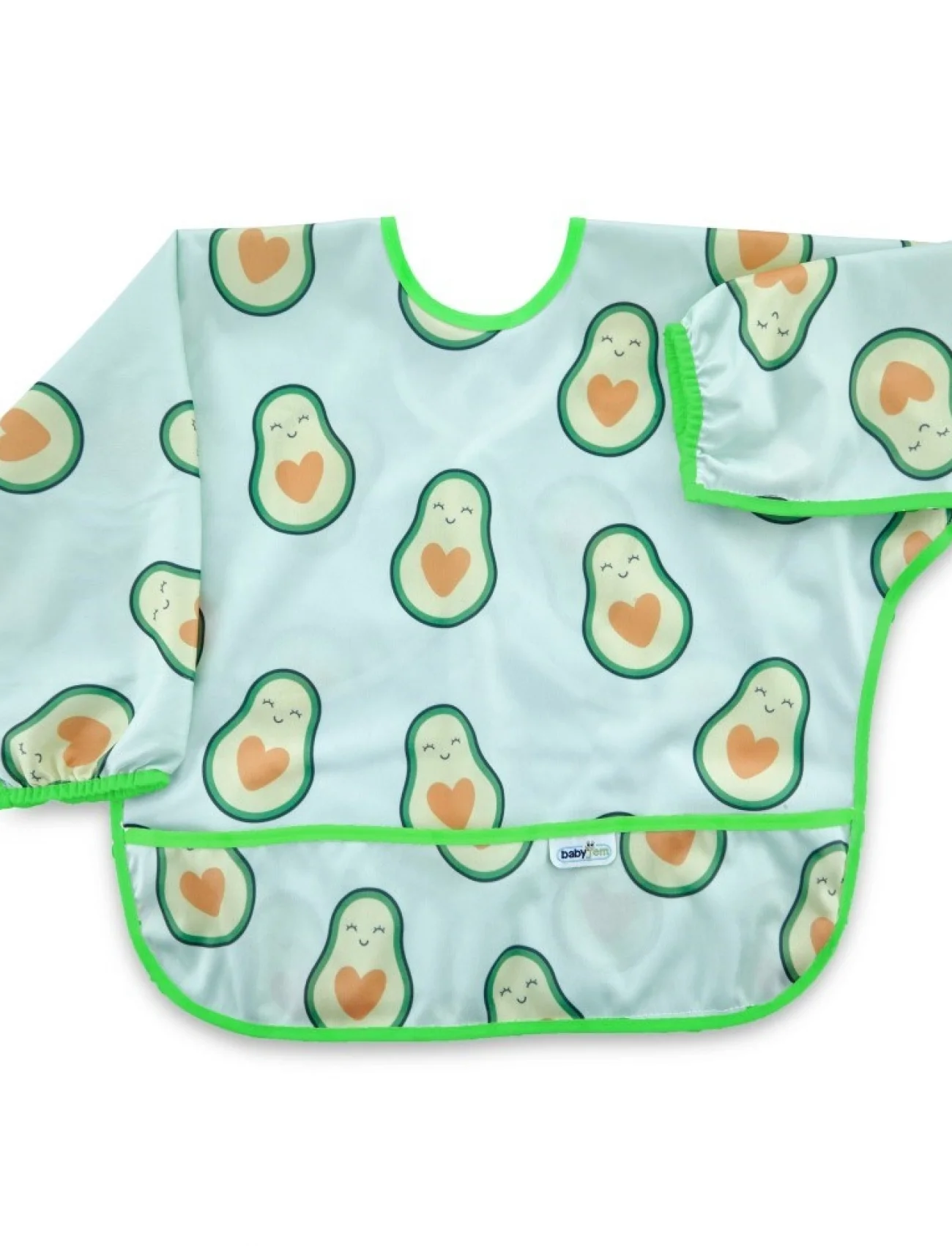 Babyjem Baskılı Blw Kollu Önlük 784 Avokado