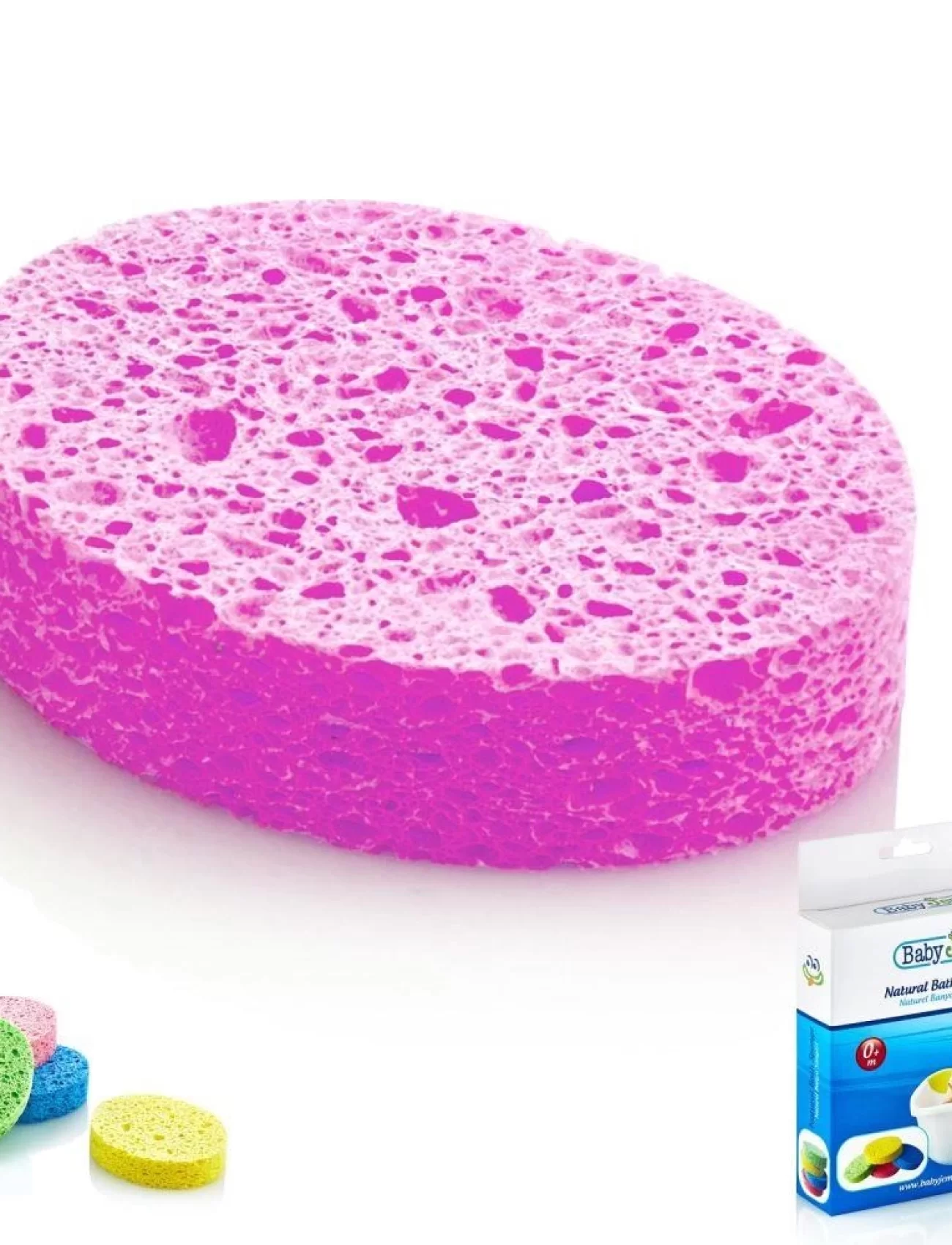 Babyjem Bebek Banyo Süngeri Selülozik 020 Pembe