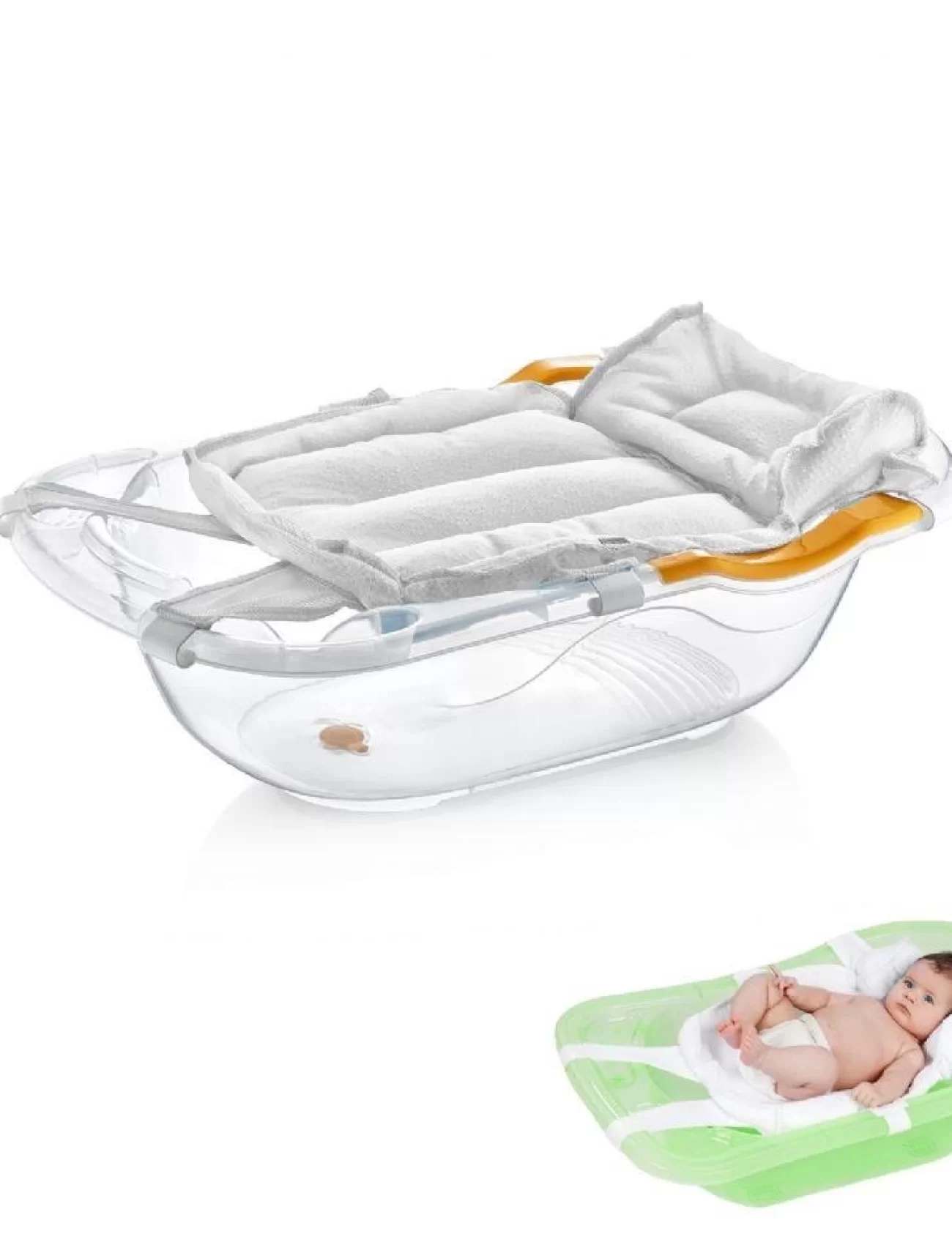 BabyJem Köpüklü Bebek Banyo Küvet Filesi 164 Beyaz