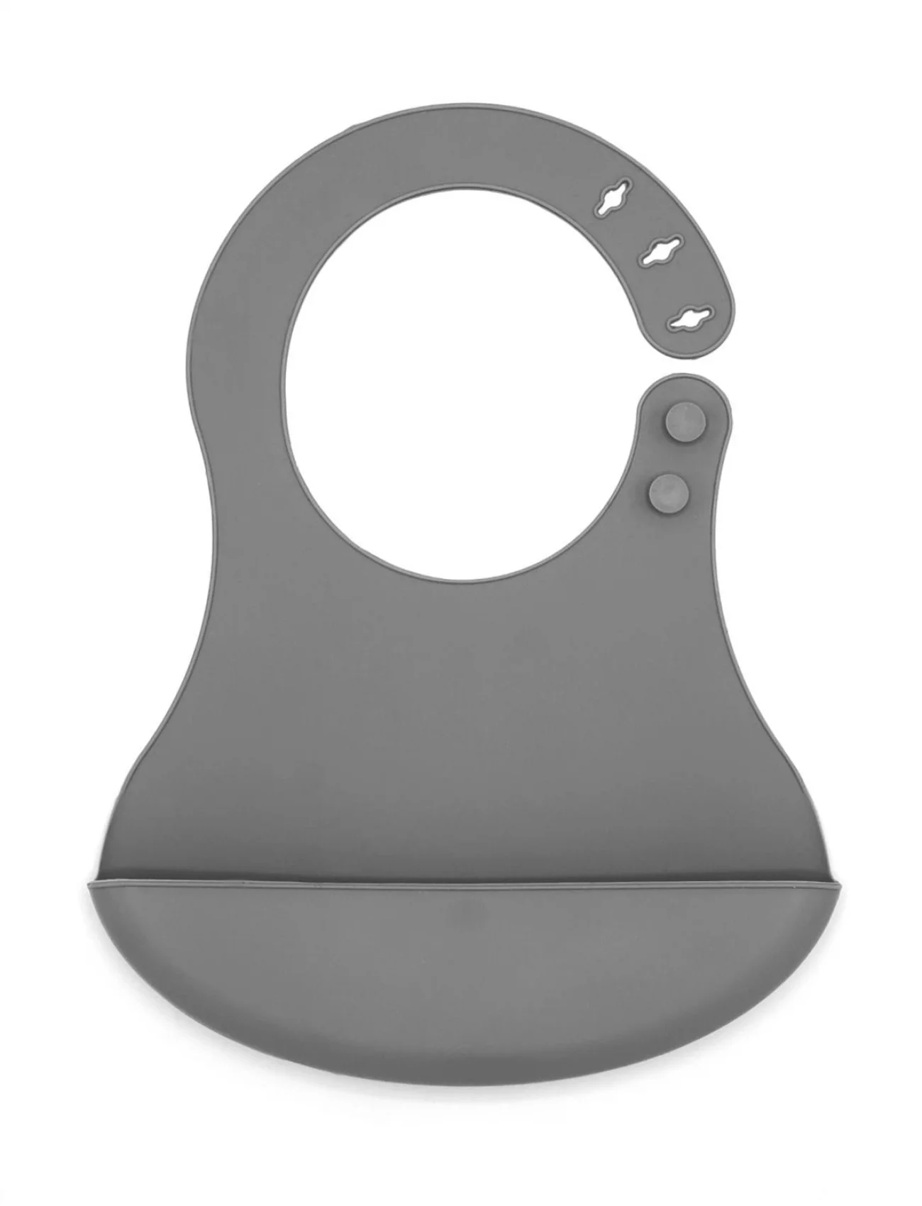 Babyjem Mini Silikon Önlük 718 Gri