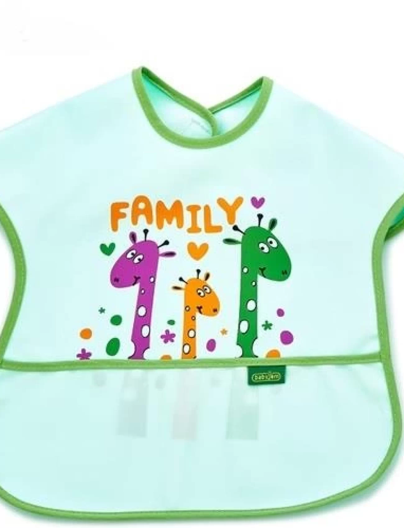 BabyJem Poli Muşamba Büyük Mama Önlüğü 029 Yeşil