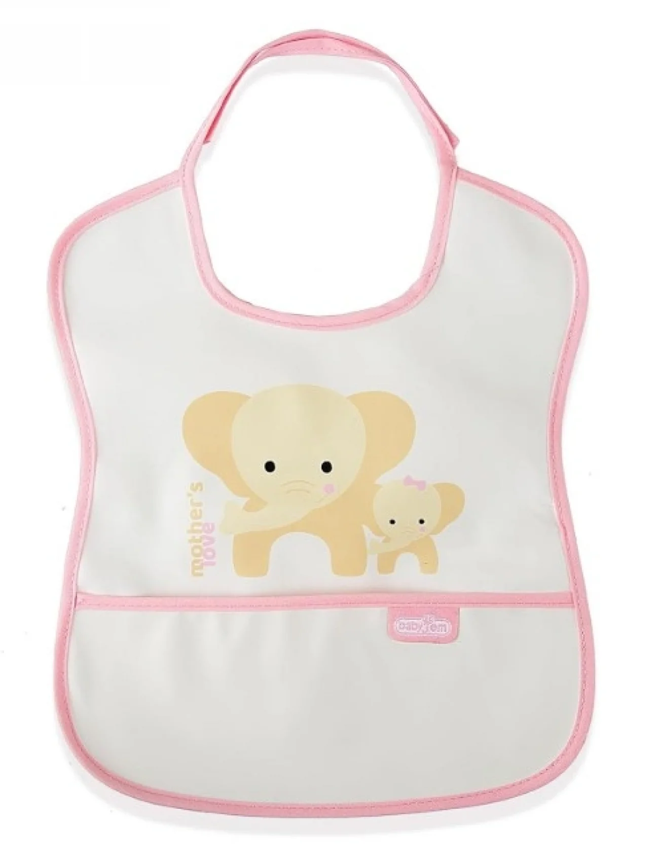 Babyjem Poli Muşamba Küçük Mama Önlüğü 030 Pembe