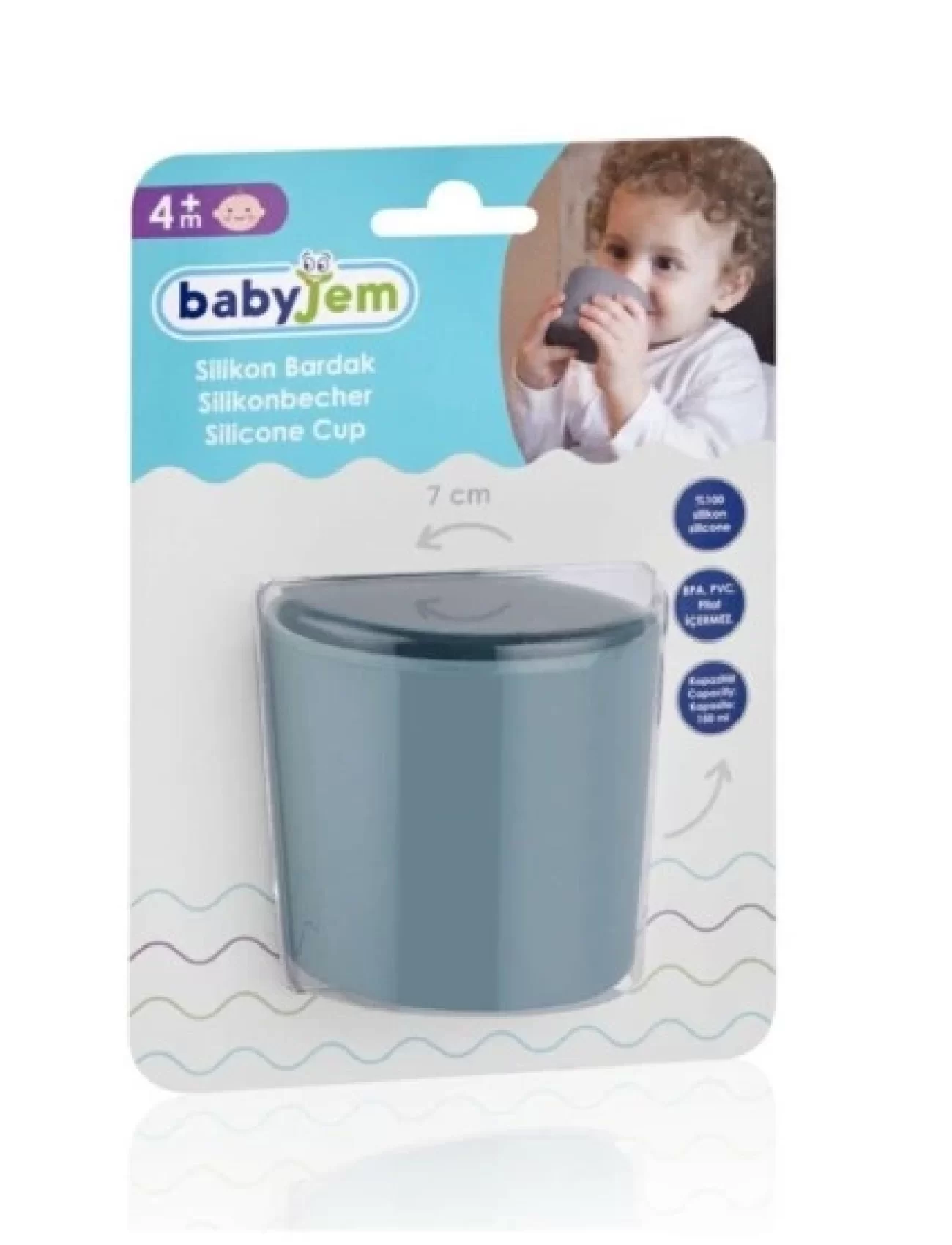 Babyjem Silikon Bardak 714 Mint