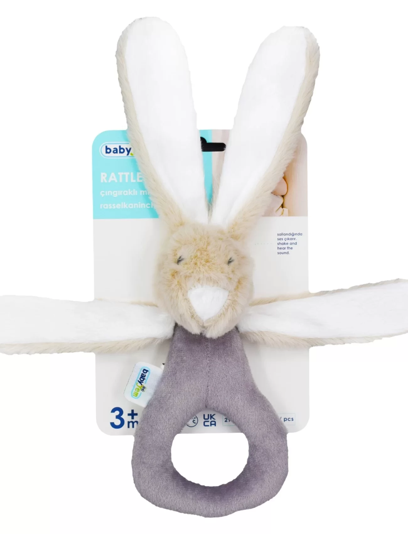 Babyjem Tutmalı Peluş Mini Tavşan 842 Taş