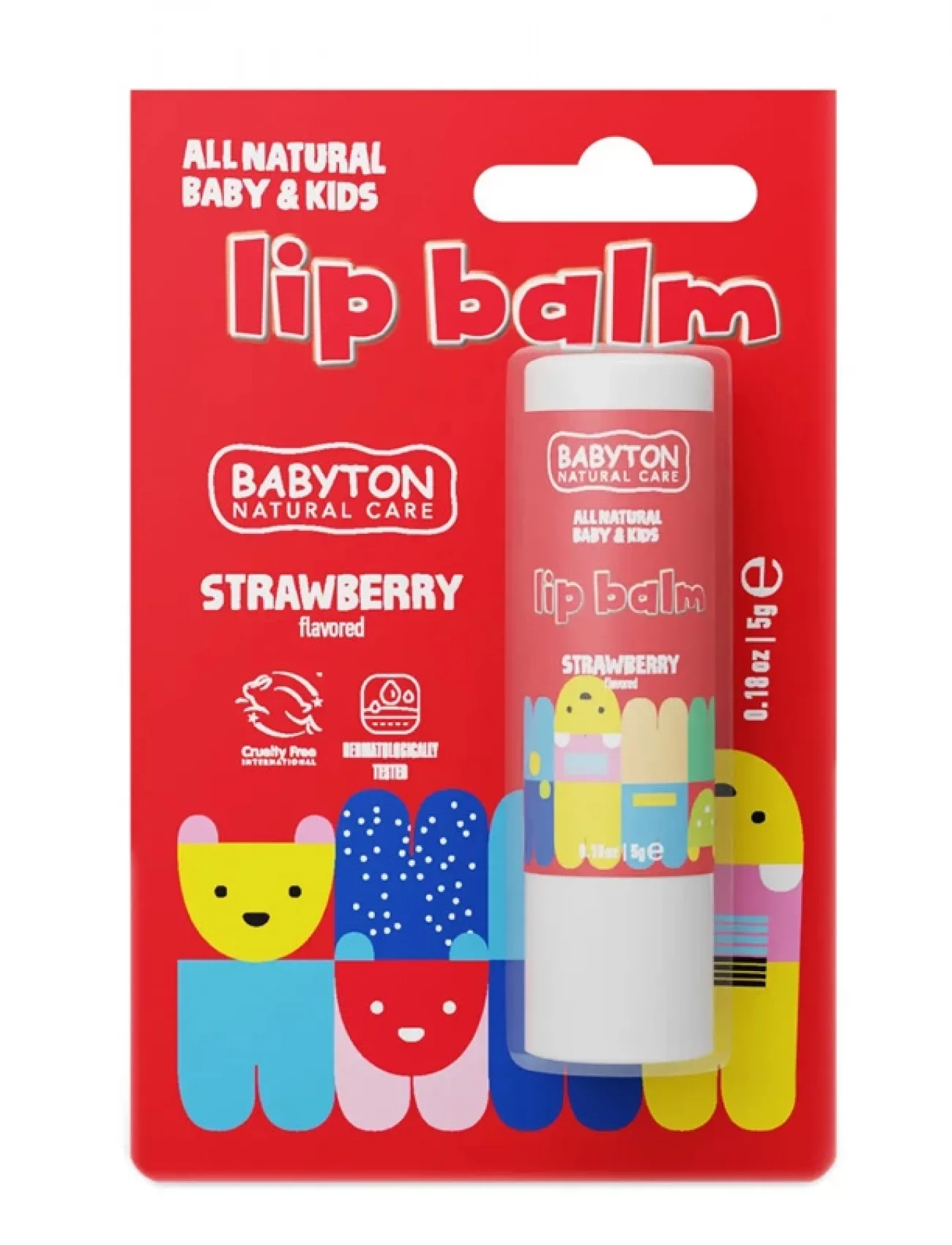 Babyton Bebek Ve Çocuklar İçin Doğal Dudak Koruyucu Balm Çilek