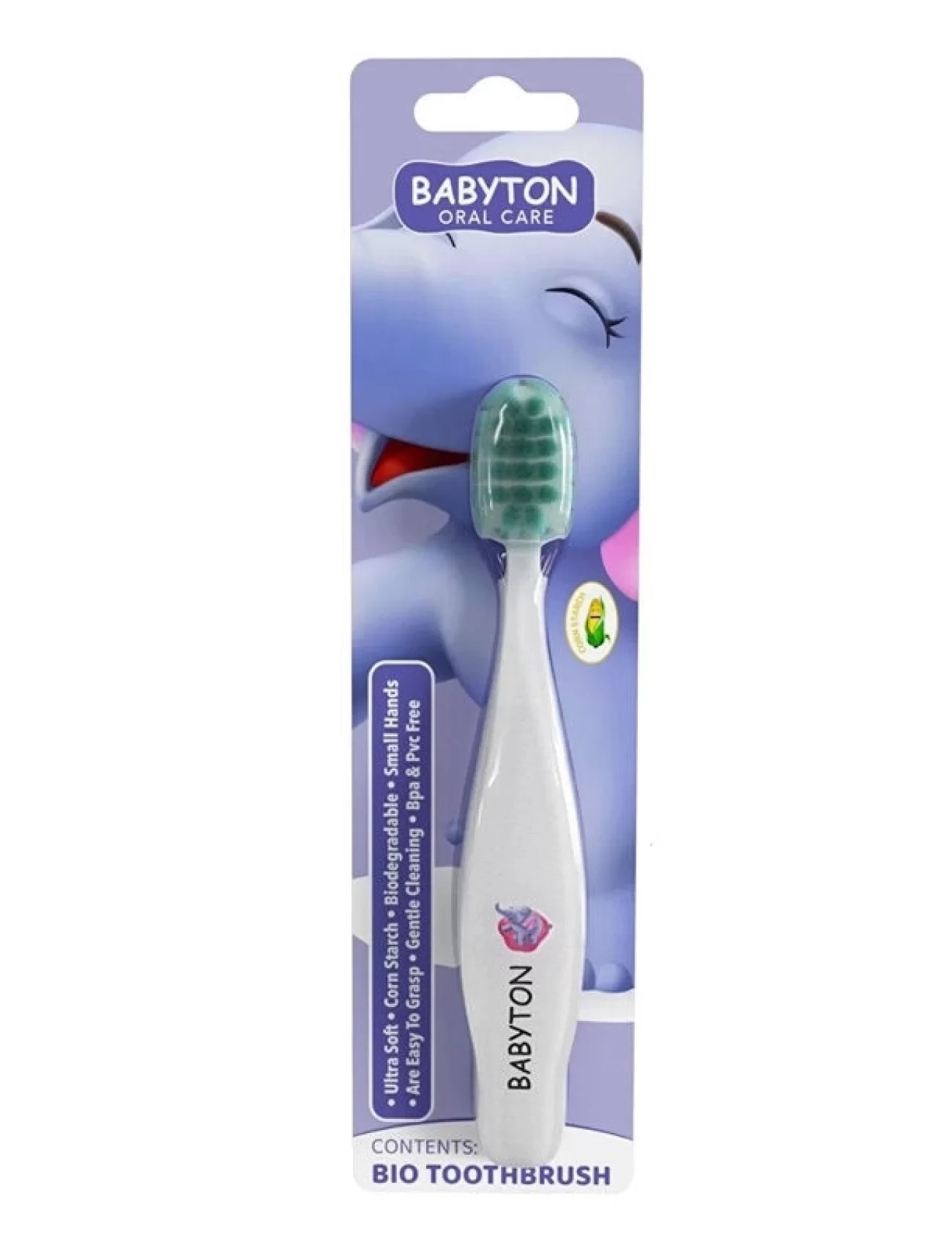 Babyton Bio Ultra Yumuşak Çocuk Diş Fırçası Fil