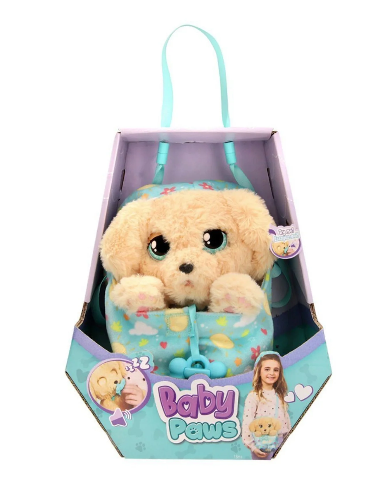 BAW01000 Baby Paws Sesli Yavru 20 cm Peluş