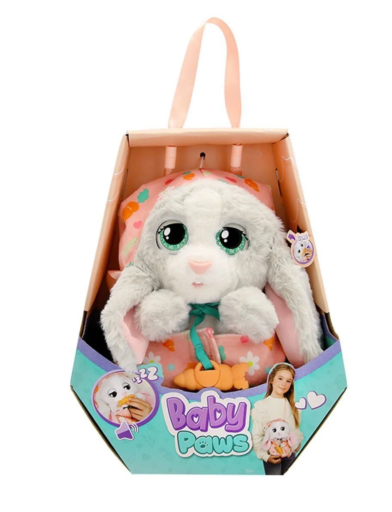 BAW02000 Baby Paws Sesli Tavşan 20 cm Peluş
