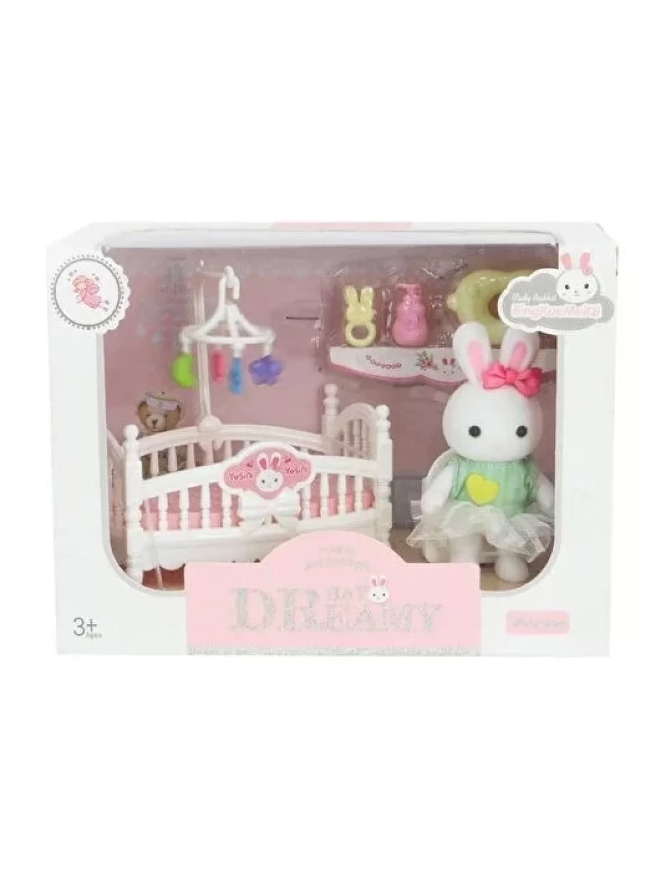 Bay Dreamy Mini Tavşan Aksesuarlı Bebek Odası Seti