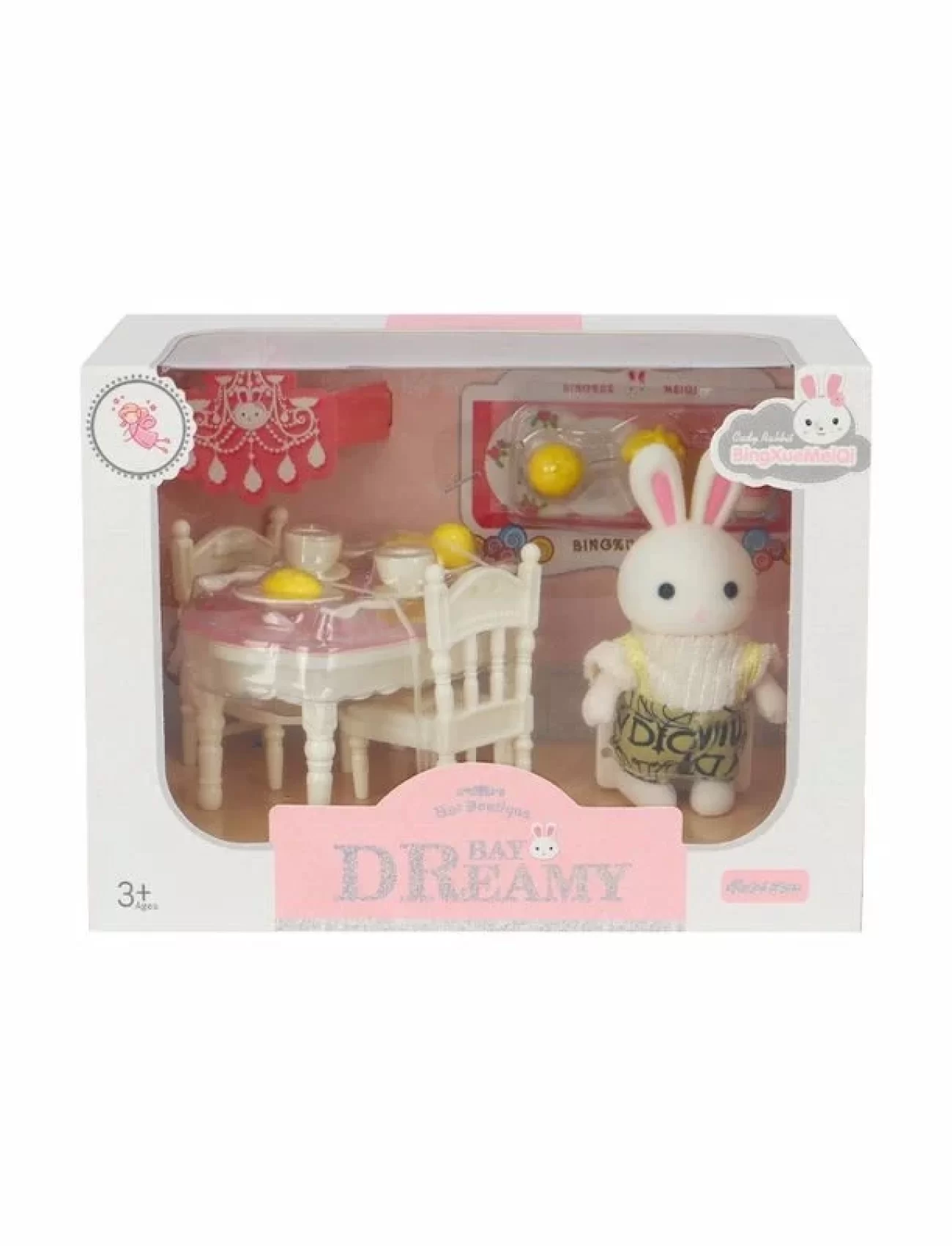 Bay Dreamy Mini Tavşan Aksesuarlı Yemek Masası Seti