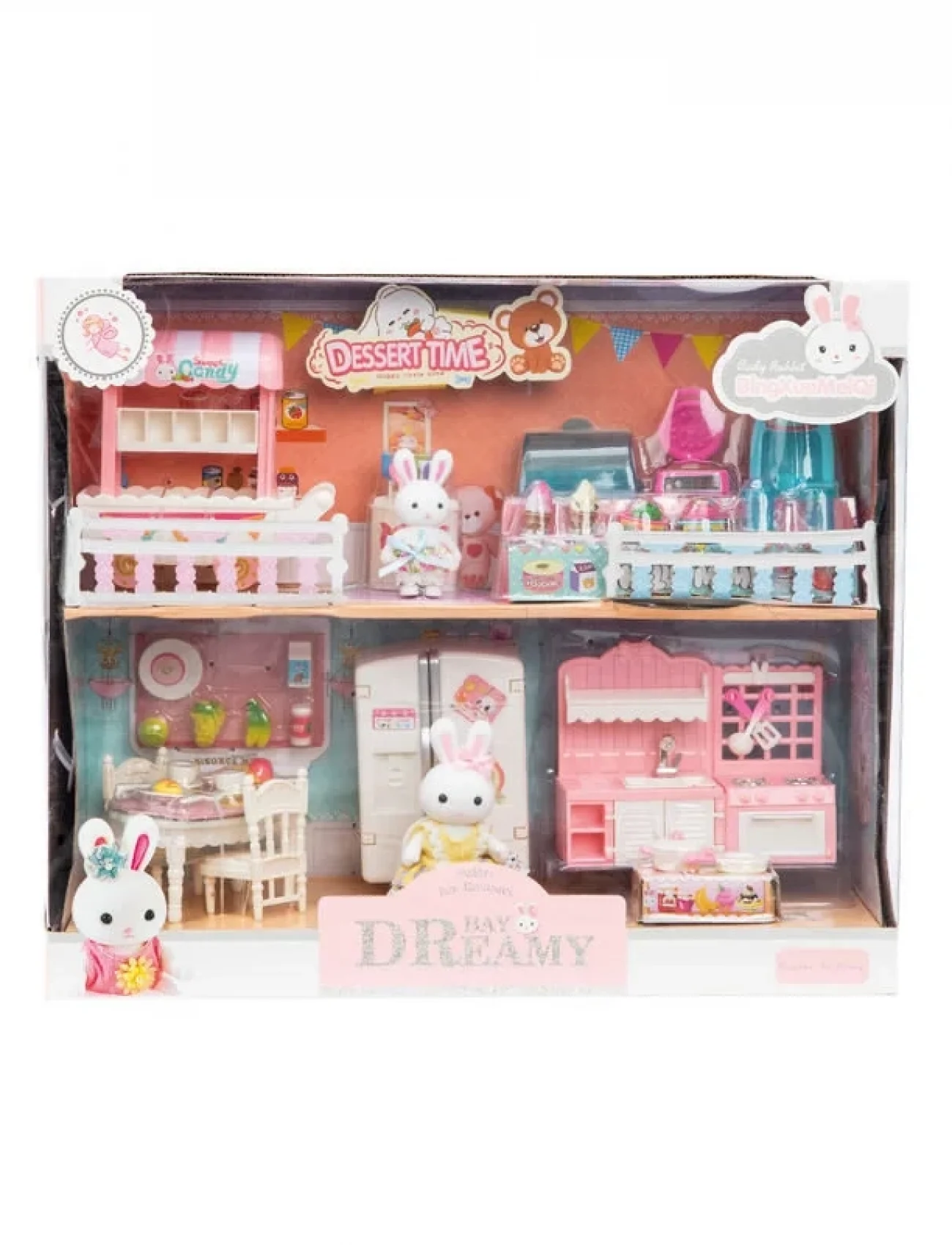 Bay Dreamy Mini Tavşan Çift Katlı Mutfak Seti