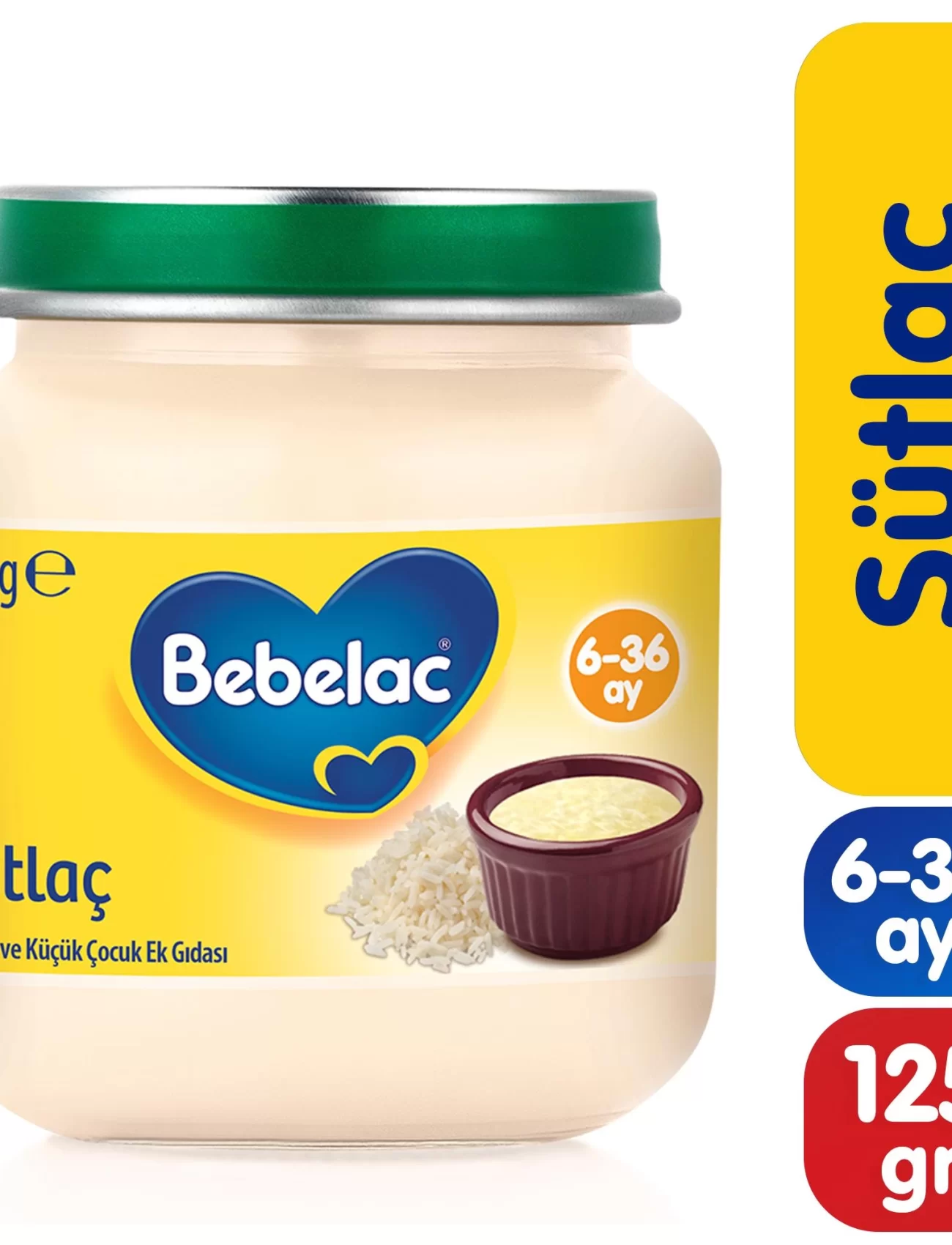 Bebelac Sütlaç Kavanoz Maması 125 Gr