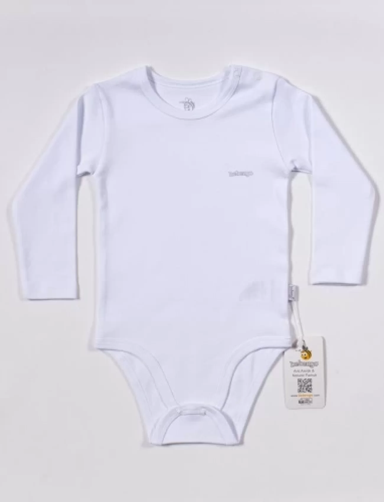 Bebengo BU4020 Basıc Uzun Kol Body Beyaz
