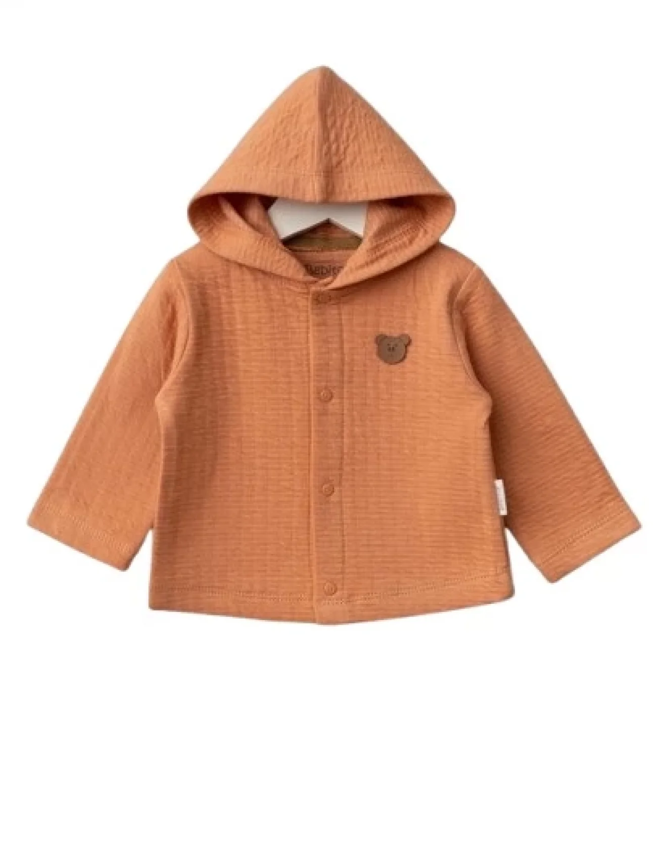 Bebitof Kapüşonlu Bebek Hırka 80153 Kiremit