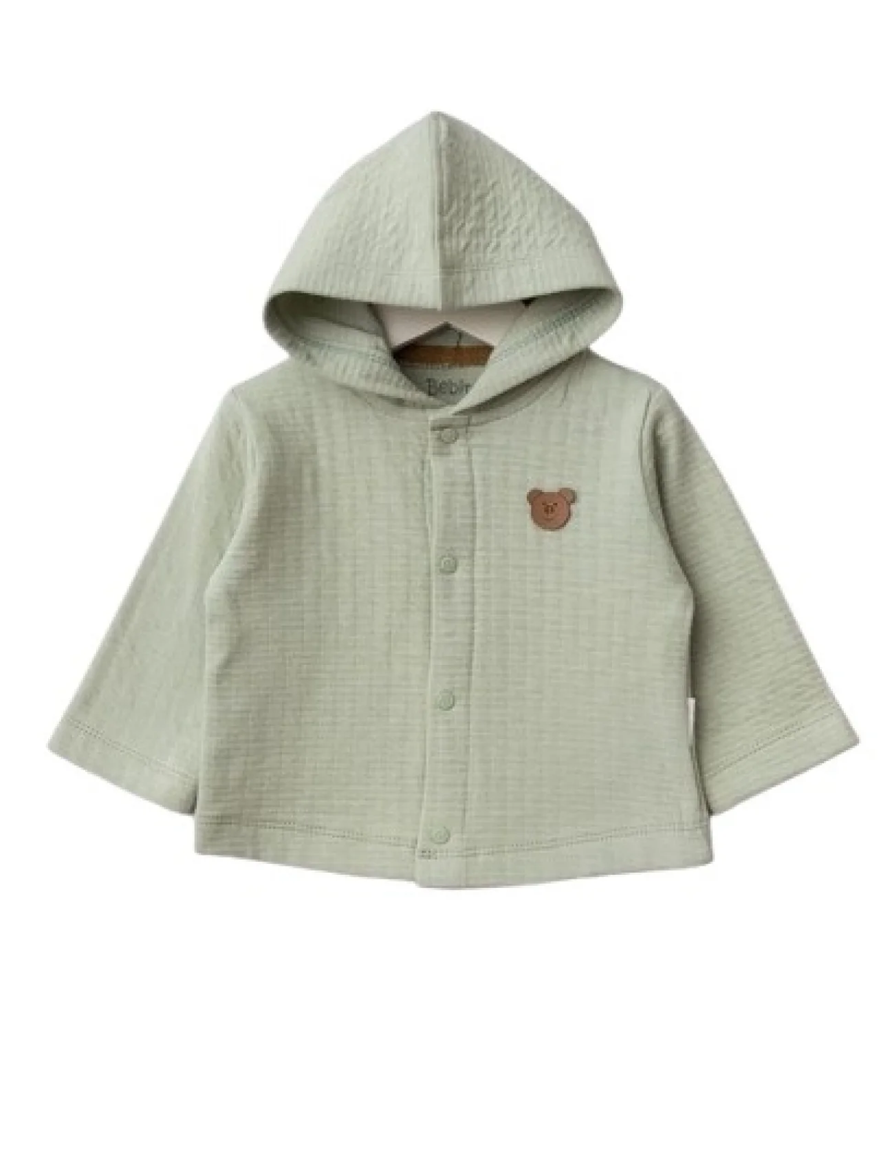 Bebitof Kapüşonlu Bebek Hırka 80153 Mint