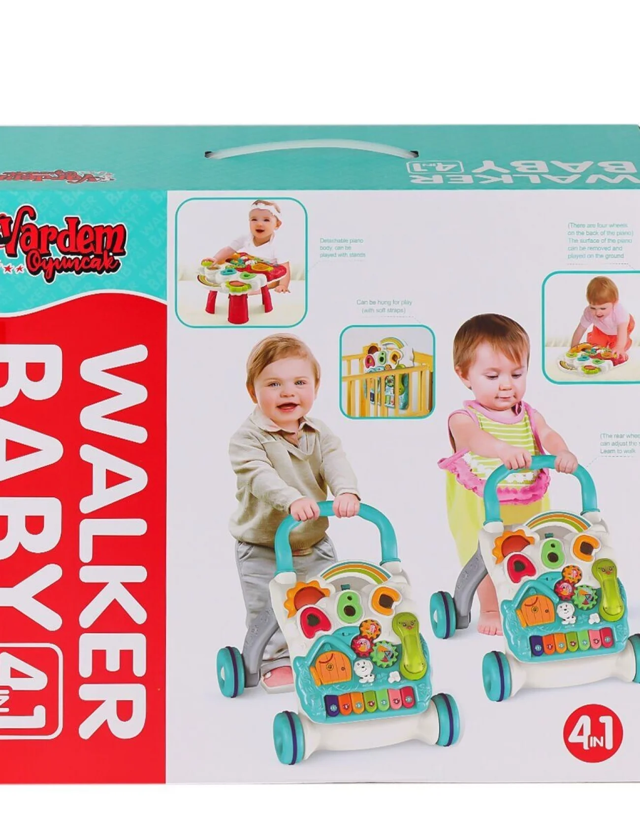 BIB-6017 Pianolu Yürüme Arkadaşı 4IN1