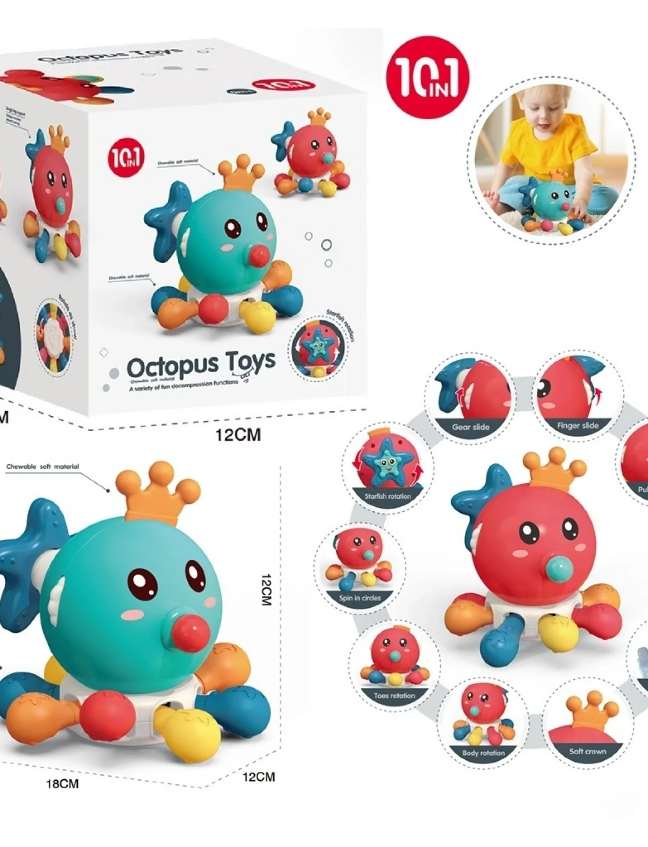 BIB6033 10 IN 1 DIS KASIYICILI AHTAPOT