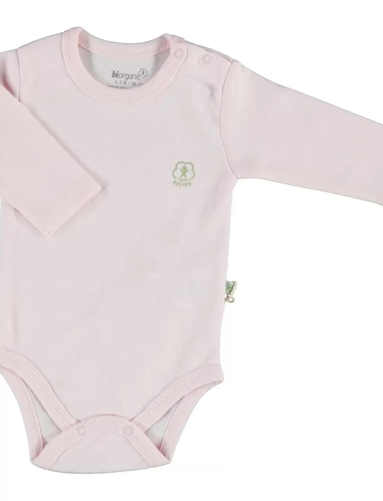 Bibaby Biorganic Basic Nature Uzun Kol Body 56883 Pembe