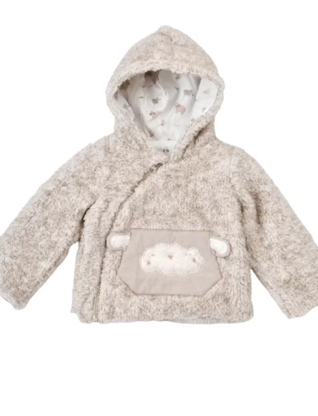 Bibaby Biorganic Curly Sheep Welsoft Hırka 61435 Bej