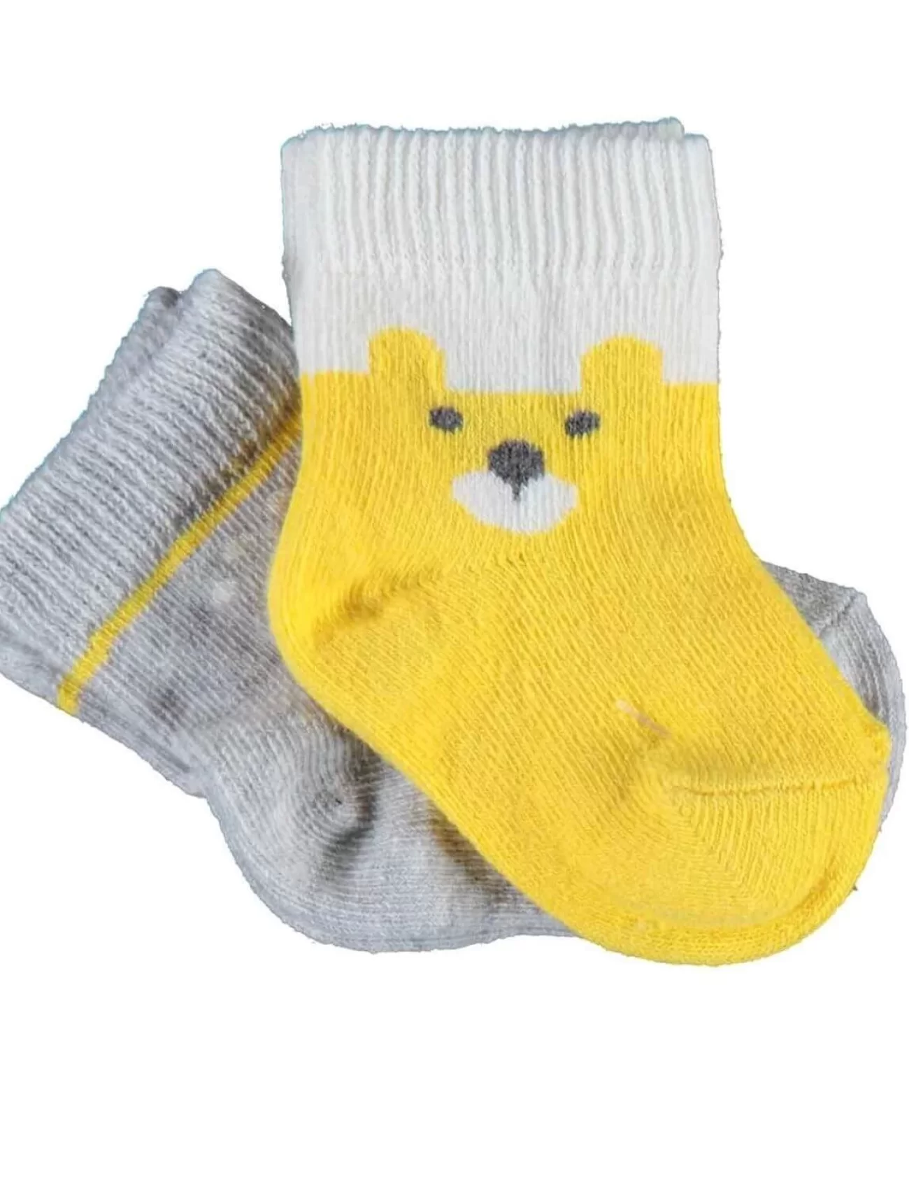 Bibaby Biorganic Happy Bear 2Li Çorap 68413 Sarı