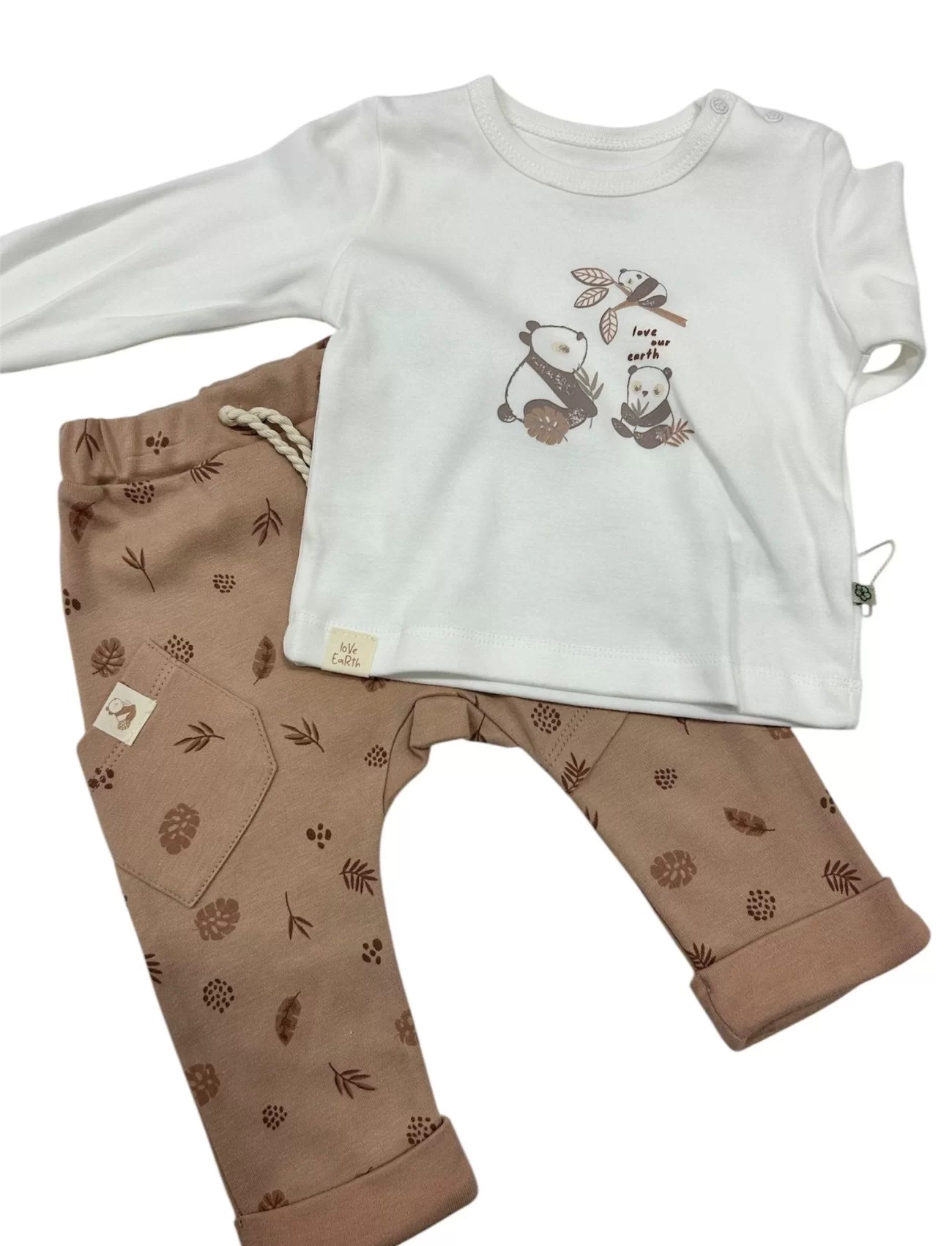 Bibaby Biorganic Love Our Earth 2li Takım 59817 Mocha