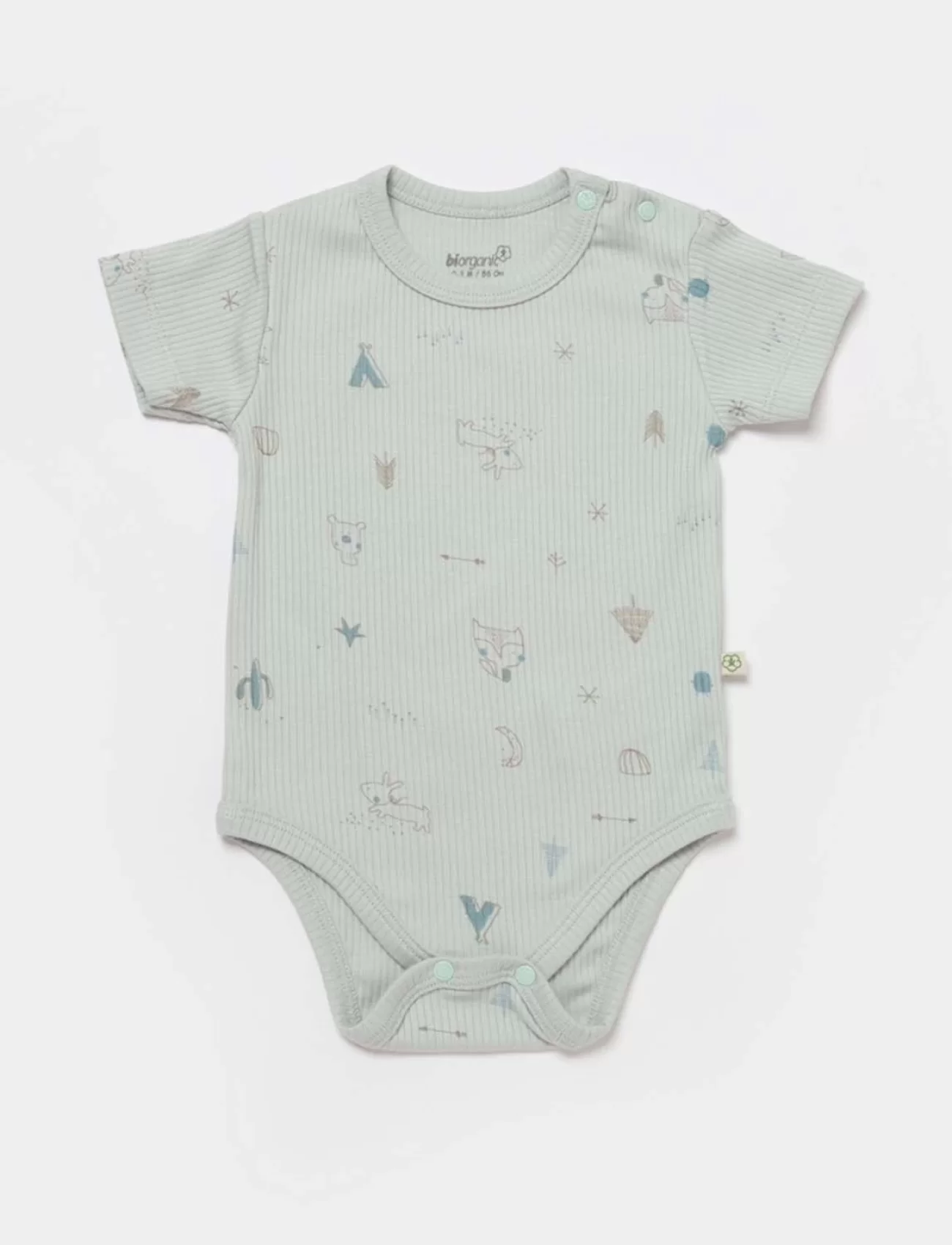 Bibaby Biorganic Modal Happy Forest Bebek Body 56986 Bej-mint