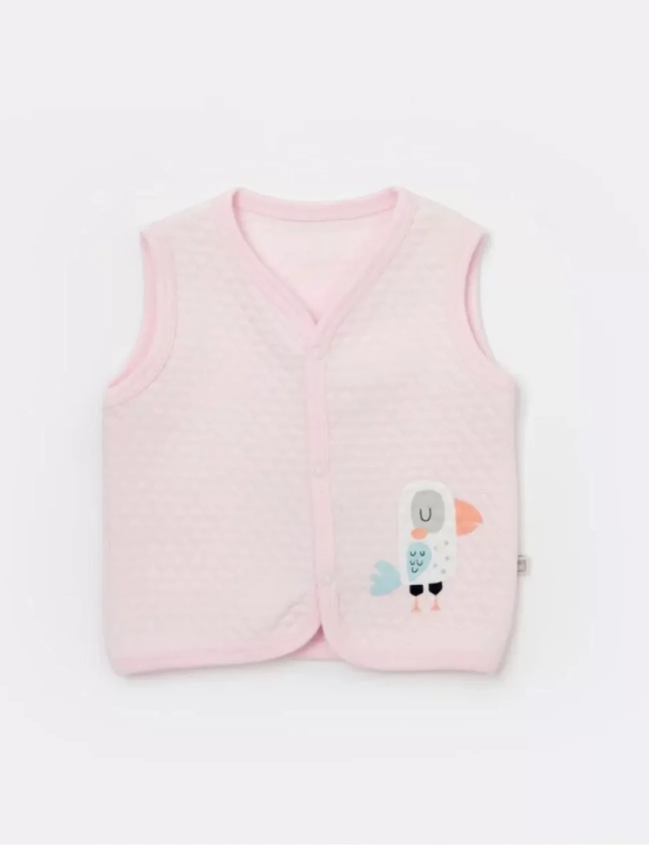 Bibaby Colors Polly Kapitone Yelek 61481 Pembe