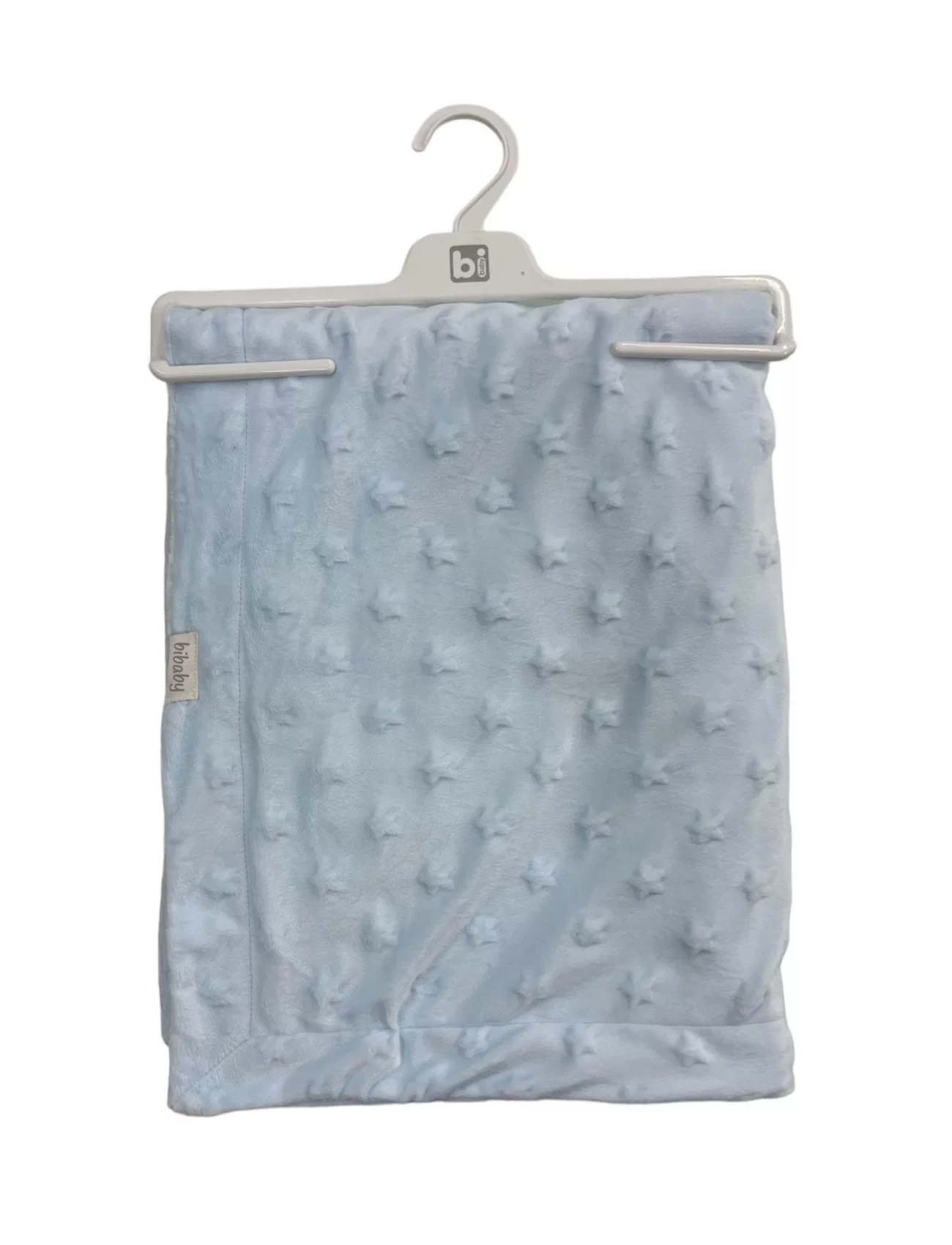 Bibaby Embossed Star 90x108 Battaniye 64728 Blue