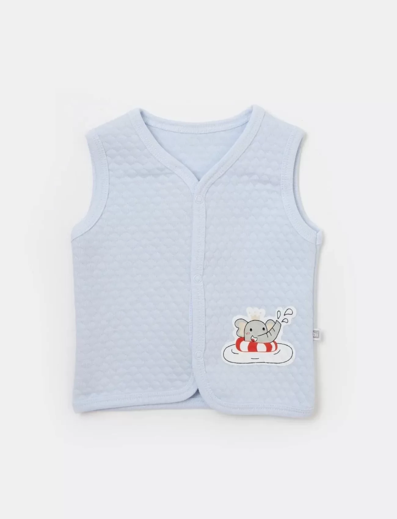 Bibaby Swimming Elephant Kapitone Yelek 61477 Mavi