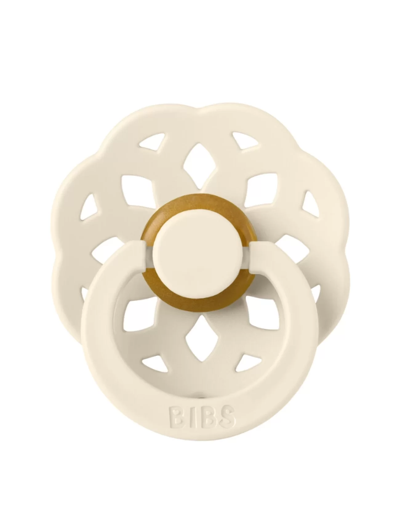 Bibs Boheme Kauçuk Emzik 0-6 Ay Ivory