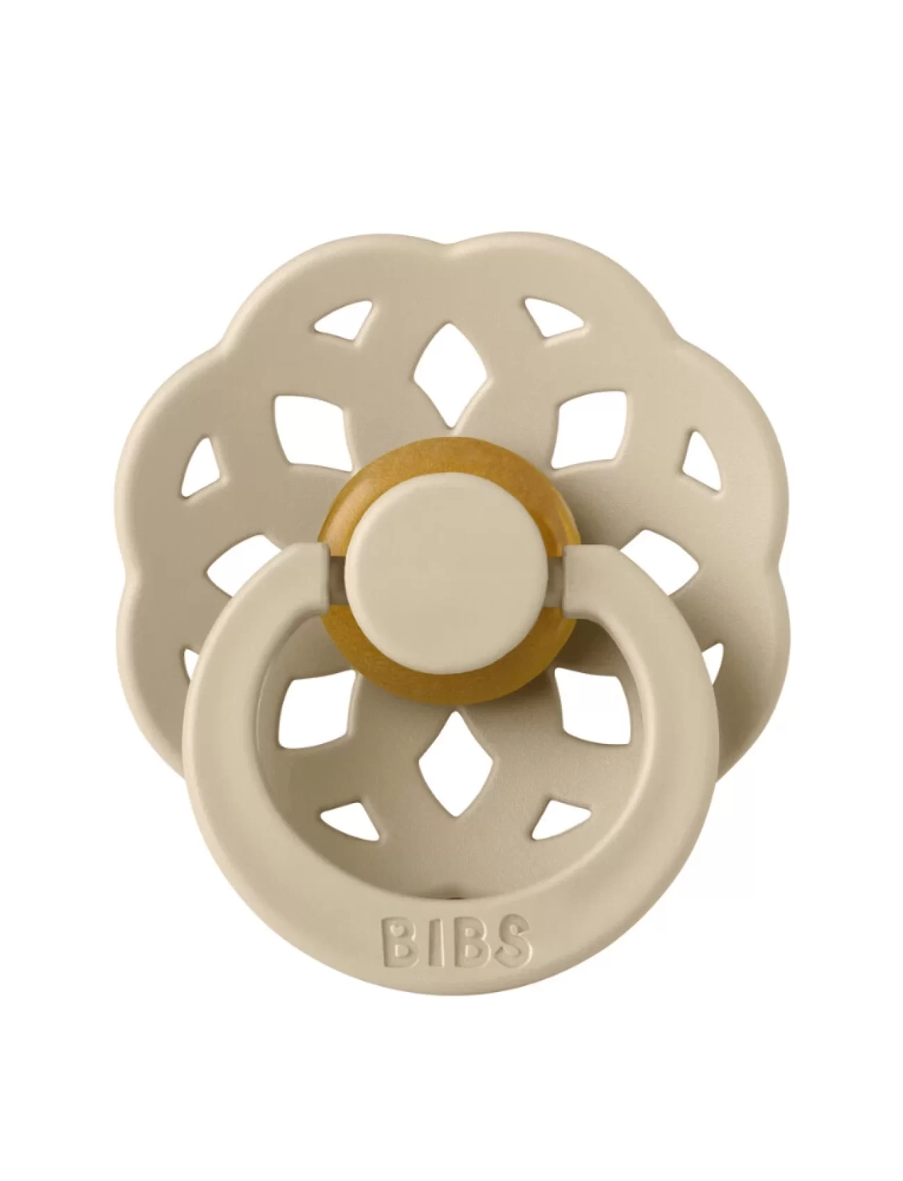 Bibs Boheme Kauçuk Emzik 0-6 Ay Vanilla
