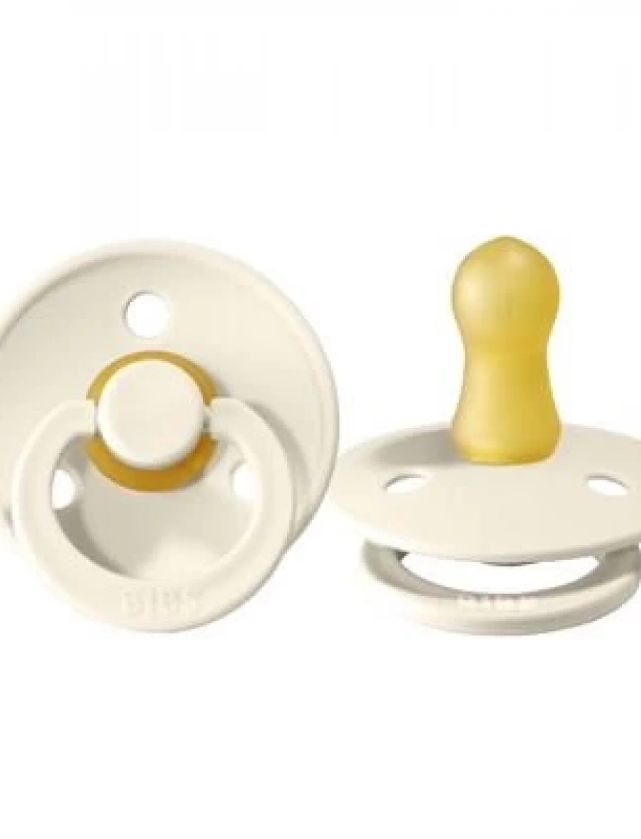 Bibs Colour Kauçuk Emzik 0-6 Ay Ivory