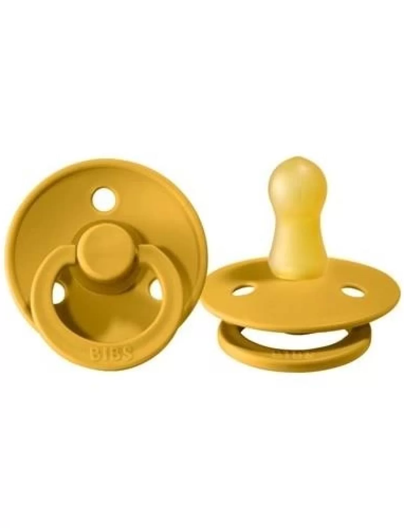 Bibs Colour Kauçuk Emzik 0-6 Ay Mustard