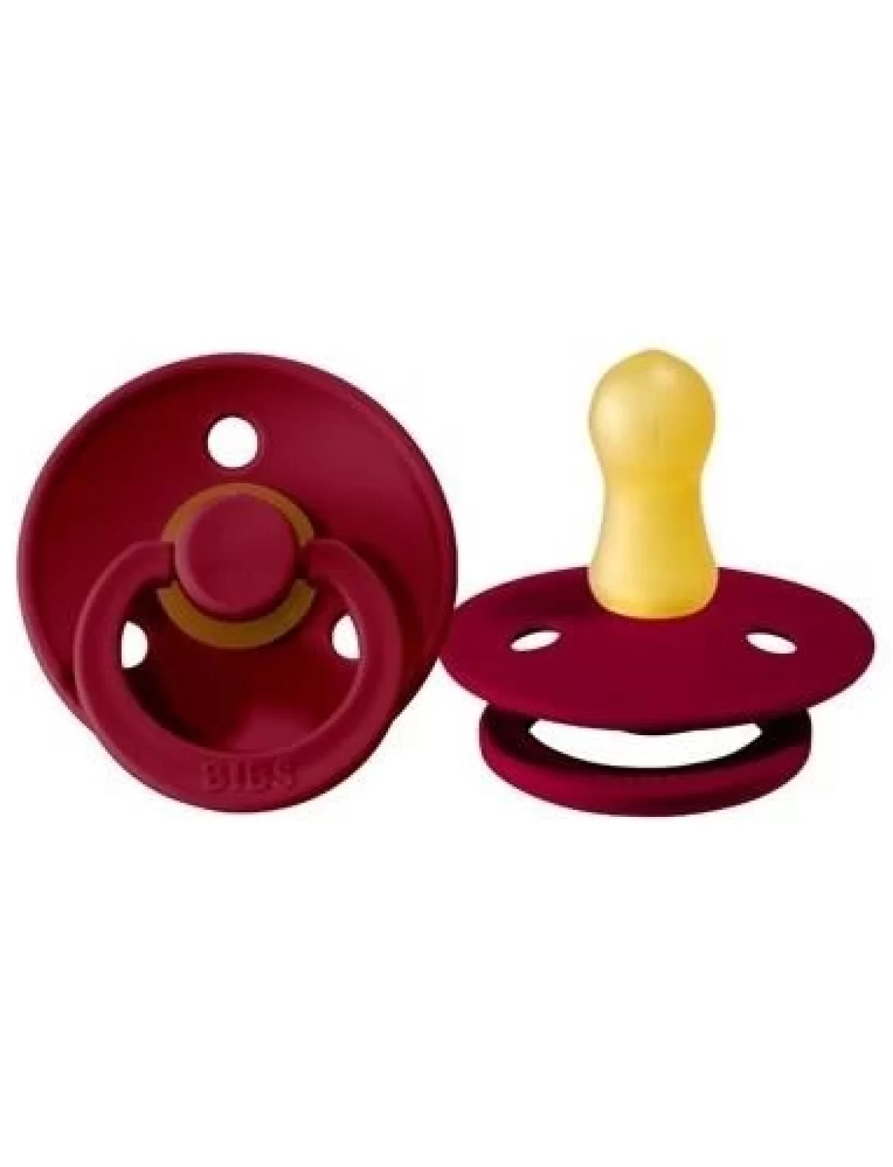 Bibs Colour Kauçuk Emzik 0-6 Ay Ruby