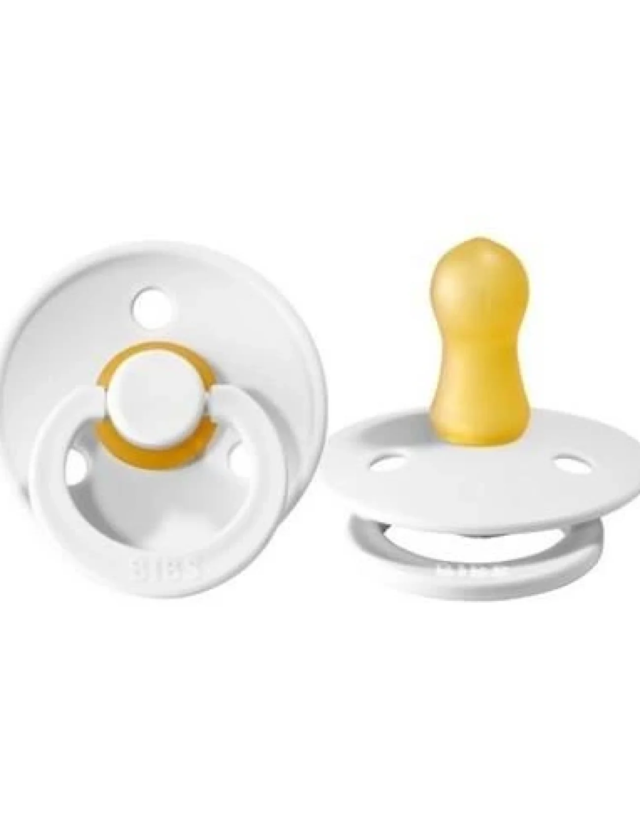 Bibs Colour Kauçuk Emzik 0-6 Ay White
